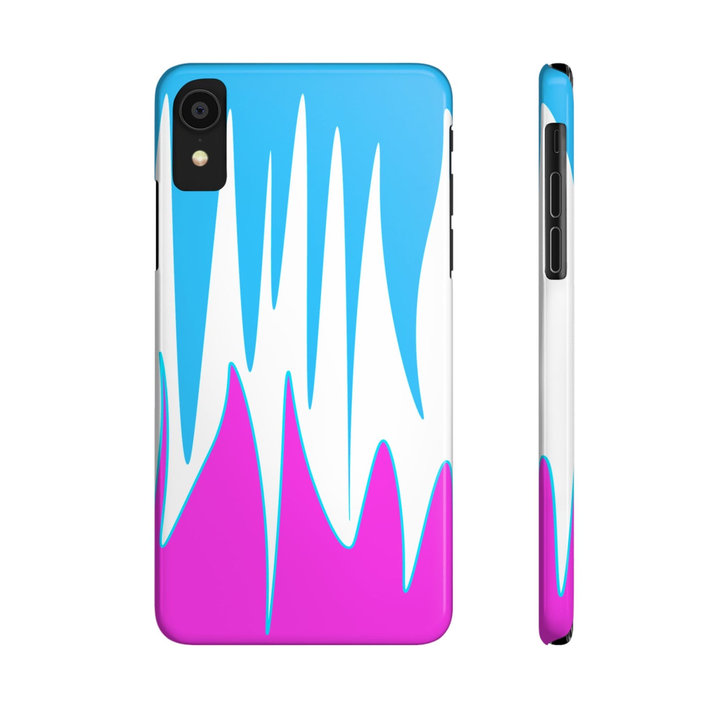 Vibrant Abstract Phone Case - Slim Fit, Phone Accessories, Custom Smartphone Case, Trendy iPhone Cover, Stylish Gift for Tech Lovers