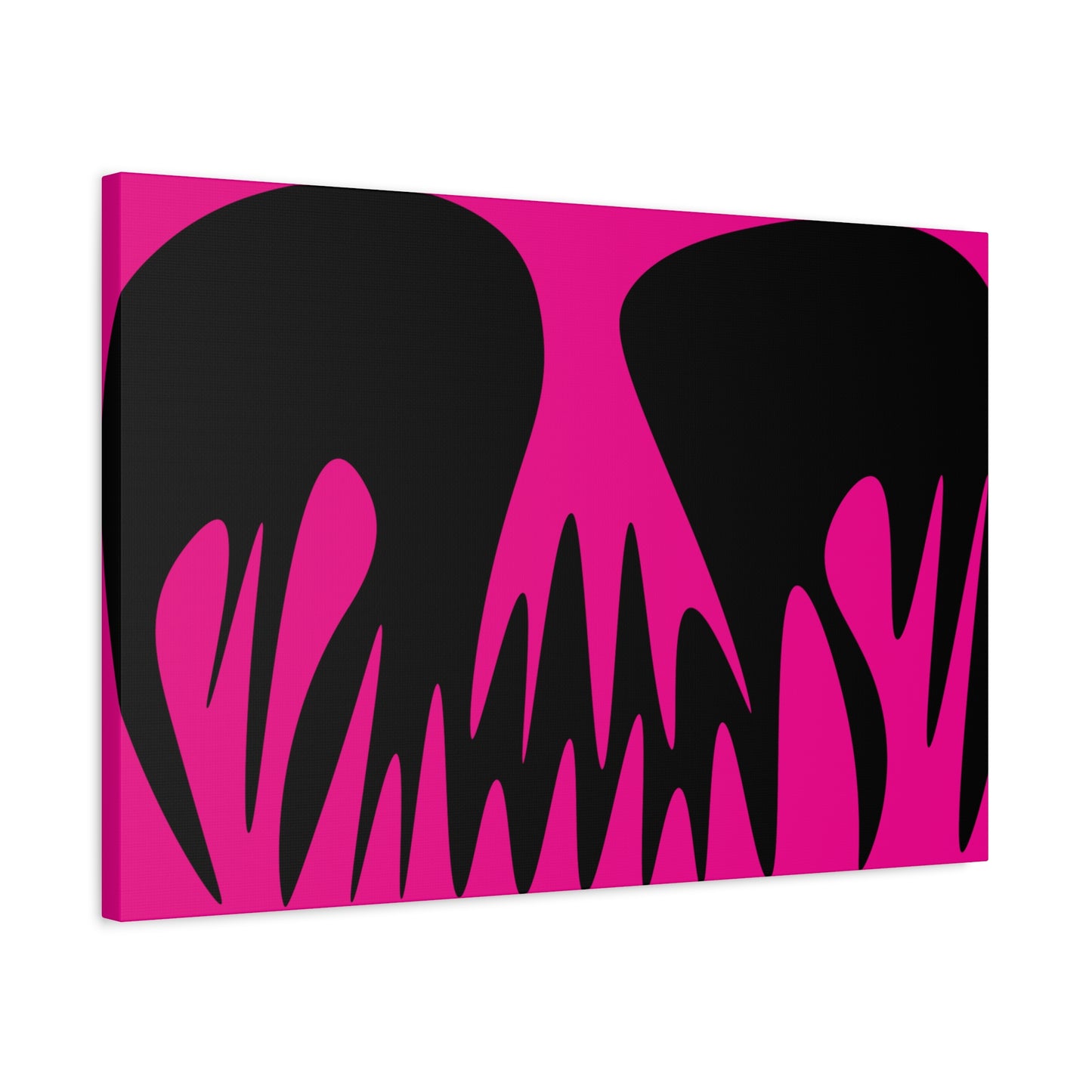 Bold Pink Canvas Art Print - Abstract Wall Decor for Modern Spaces