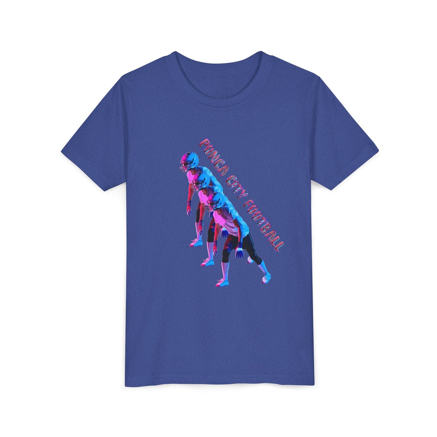 Ponca City Football Youth Short Sleeve Tee - Sporty and Stylish Team Apparel