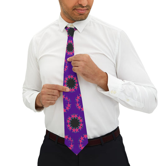Vibrant Graphic Necktie - Modern Design for Stylish Occasions