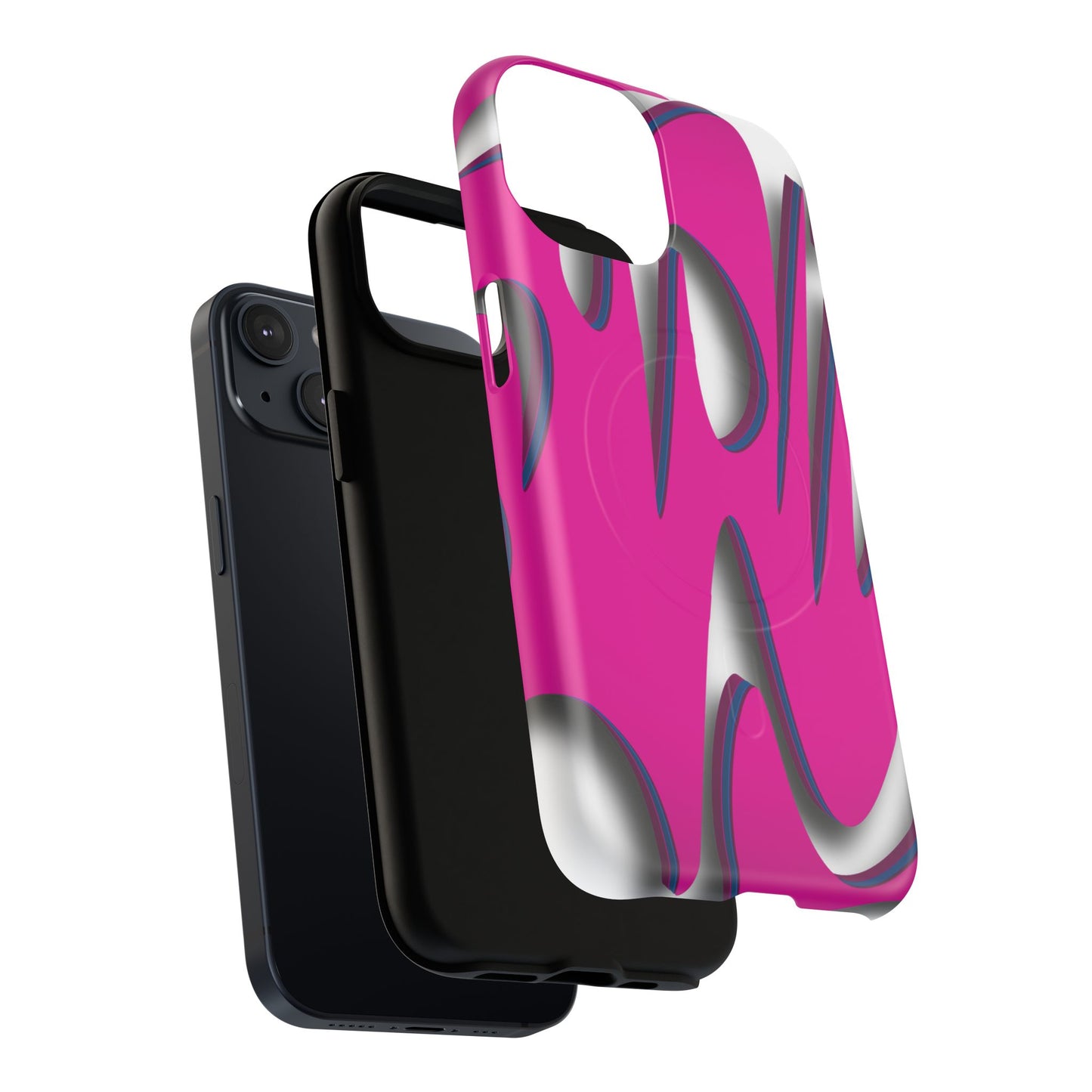 Bold Tough Magnetic Phone Case | Vibrant Pink Design