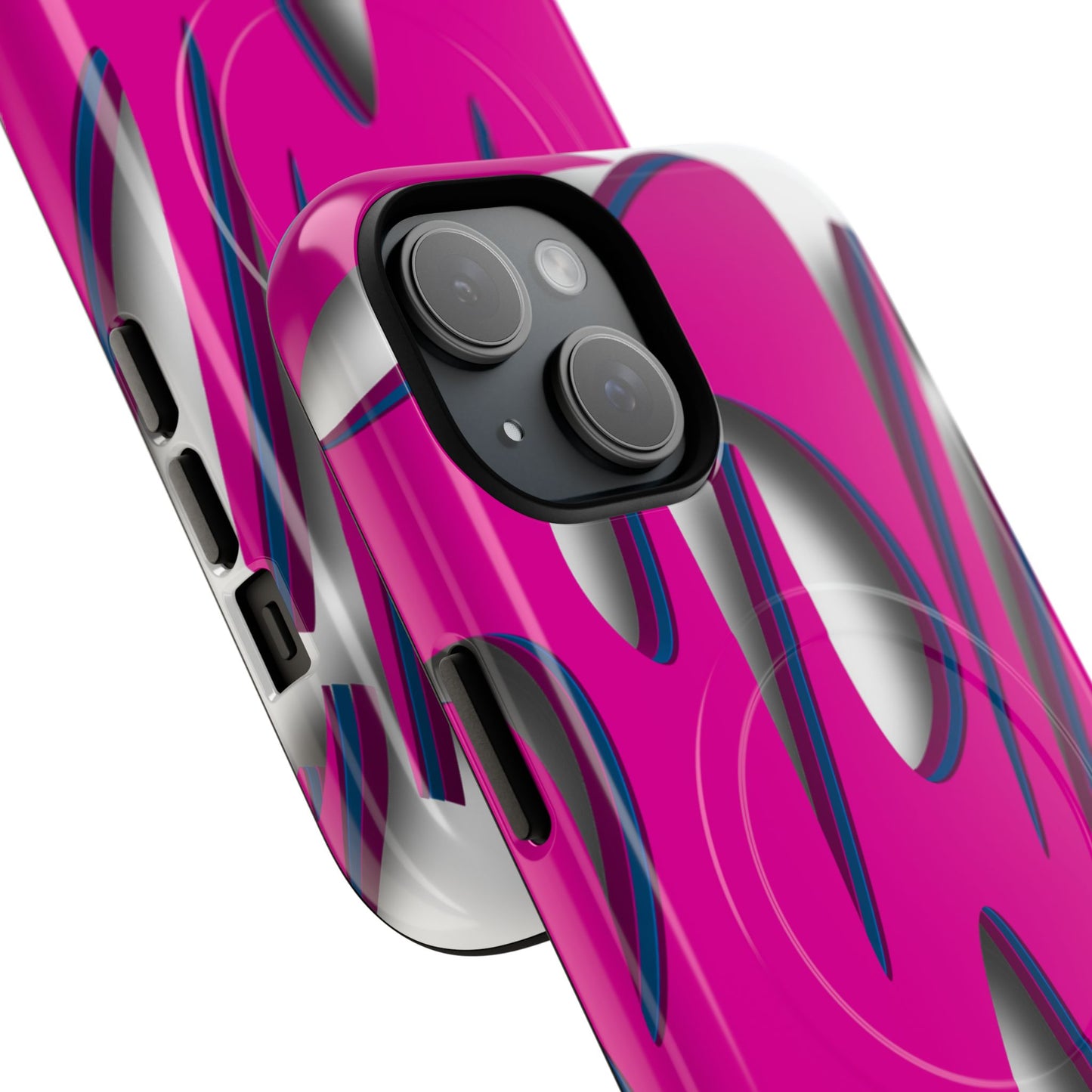 Bold Tough Magnetic Phone Case | Vibrant Pink Design