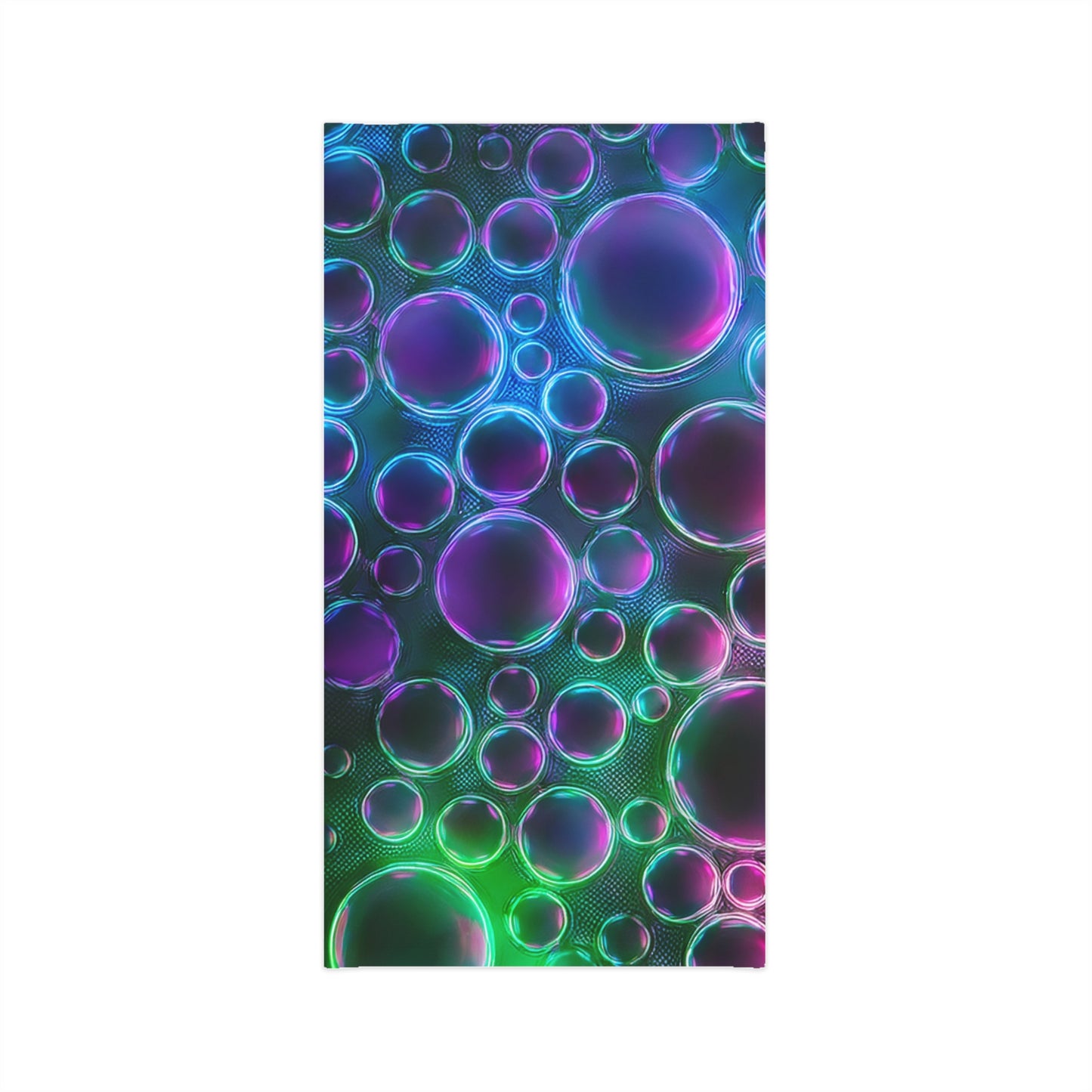 Colorful Bubble Design Midweight Neck Gaiter for Outdoor Adventures