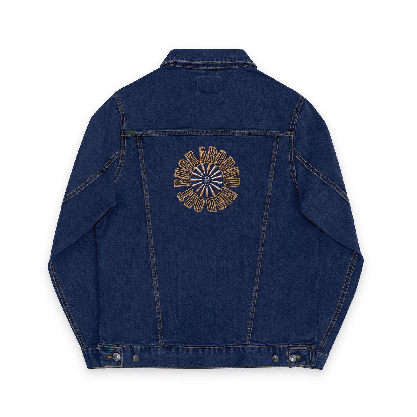 Embroidered Denim Jacket - Rebel Armor Design