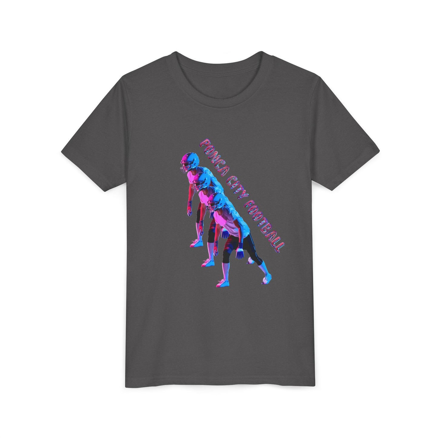 Ponca City Football Youth Short Sleeve Tee - Sporty and Stylish Team Apparel