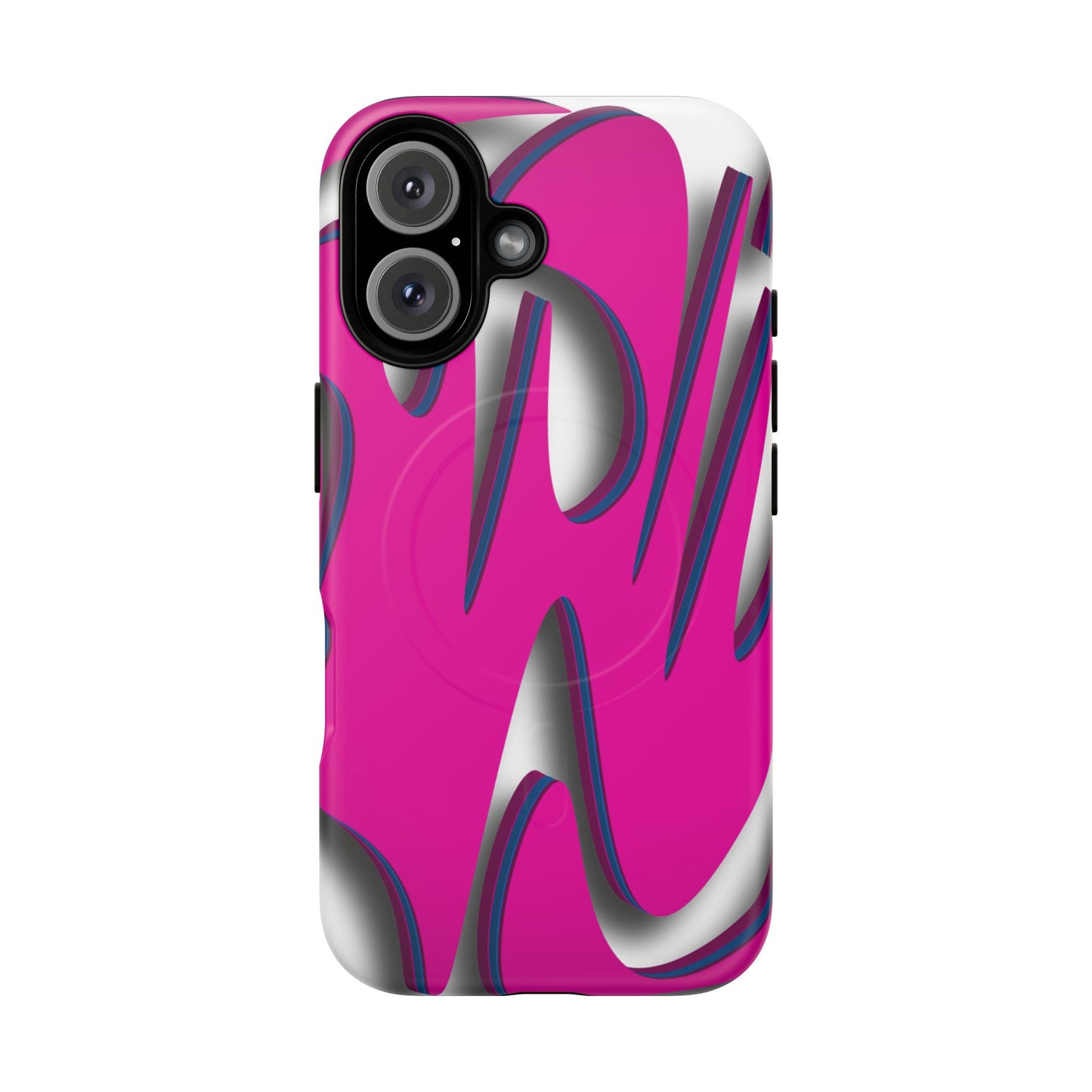 Bold Tough Magnetic Phone Case | Vibrant Pink Design