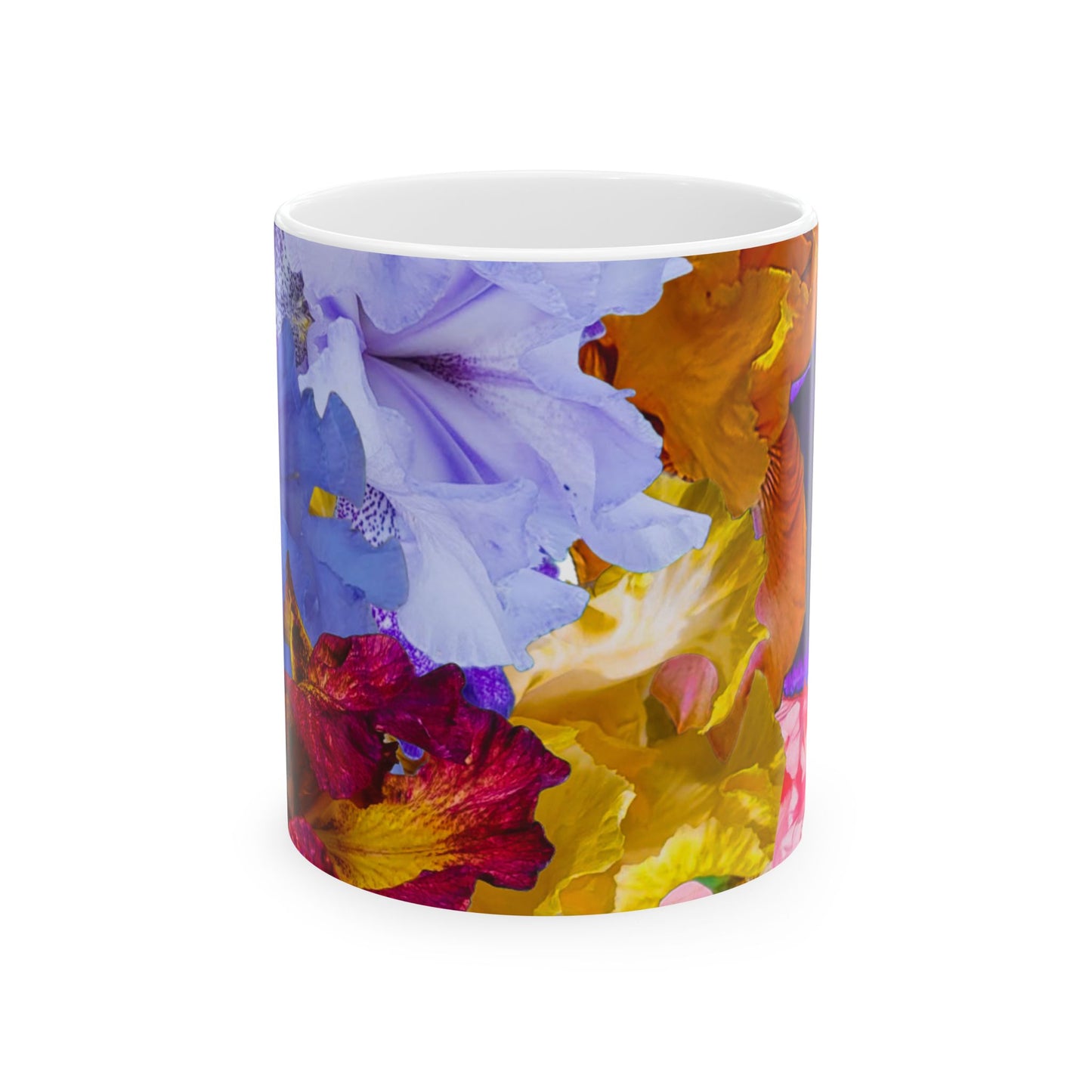 Vibrant Floral Ceramic Mug - 11oz & 15oz
