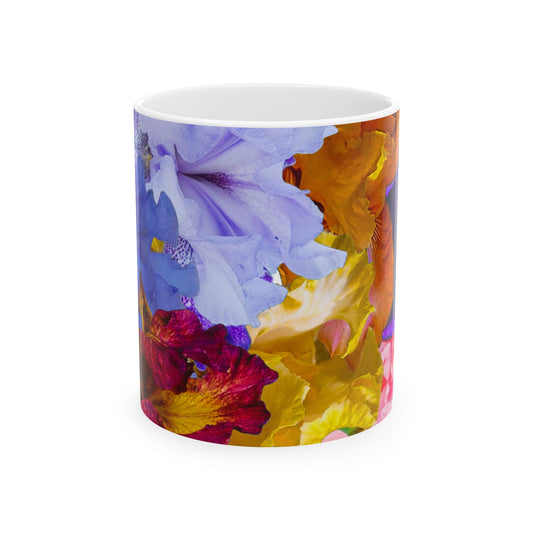 Vibrant Floral Ceramic Mug - 11oz & 15oz