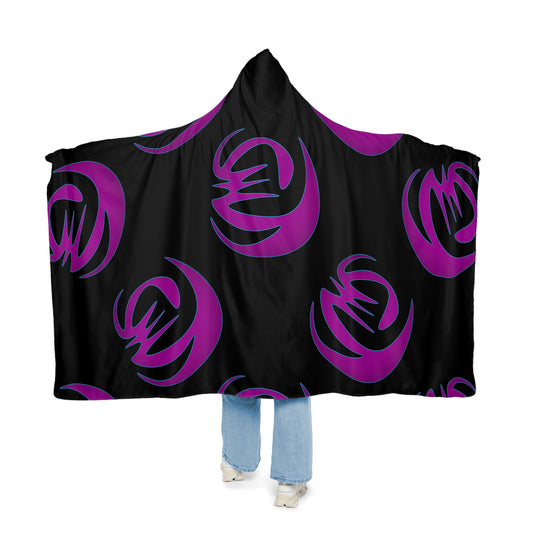 Cozy Snuggle Blanket with Bold Purple Design | Perfect for Relaxation & Gifting