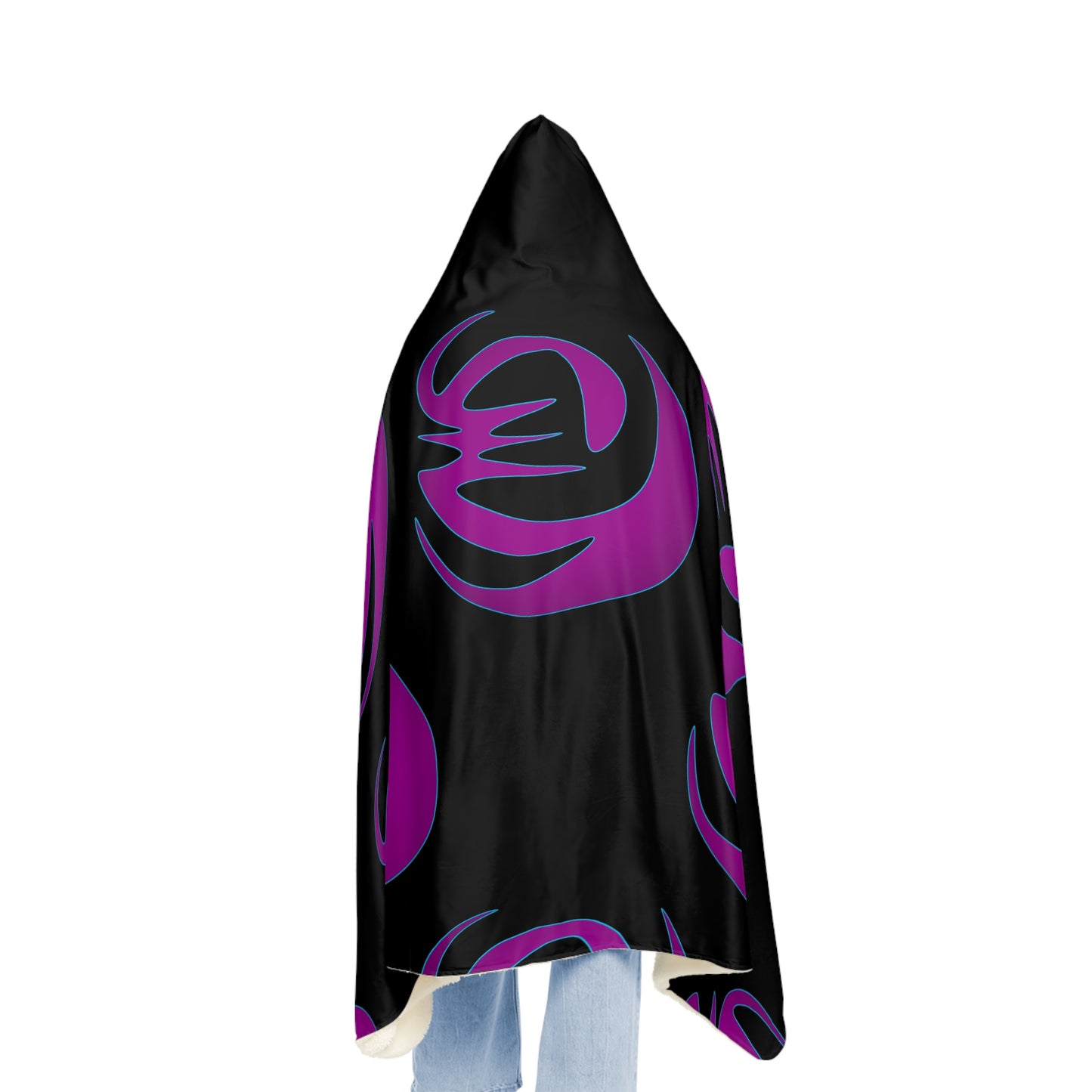 Cozy Snuggle Blanket with Bold Purple Design | Perfect for Relaxation & Gifting