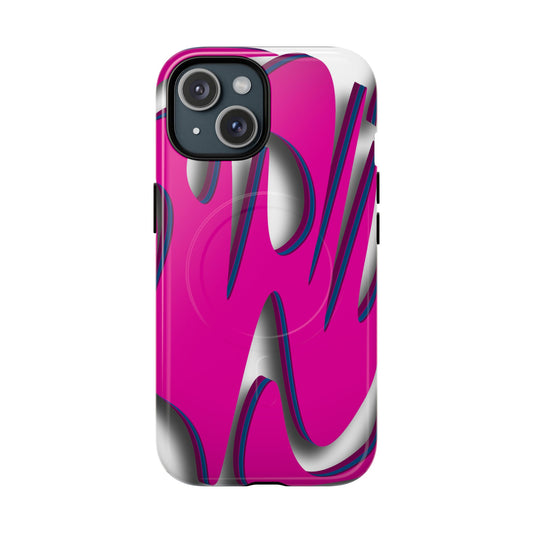 Bold Tough Magnetic Phone Case | Vibrant Pink Design