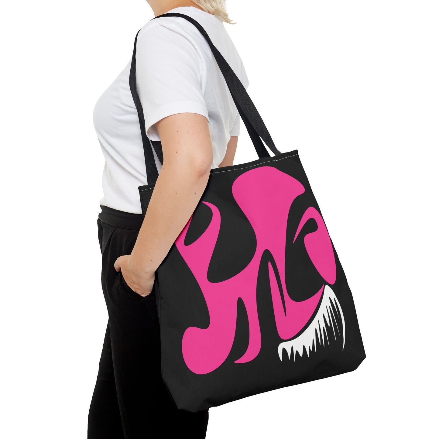 Chic Abstract Pink Design Tote Bag - Stylish & Functional