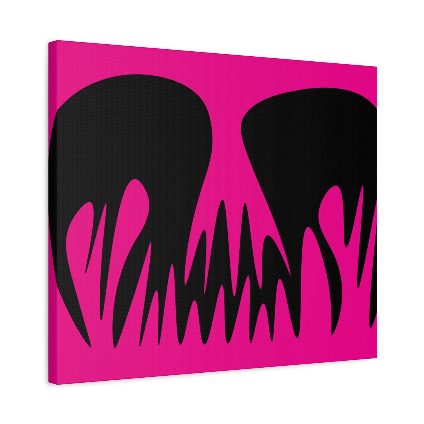 Bold Pink Canvas Art Print - Abstract Wall Decor for Modern Spaces