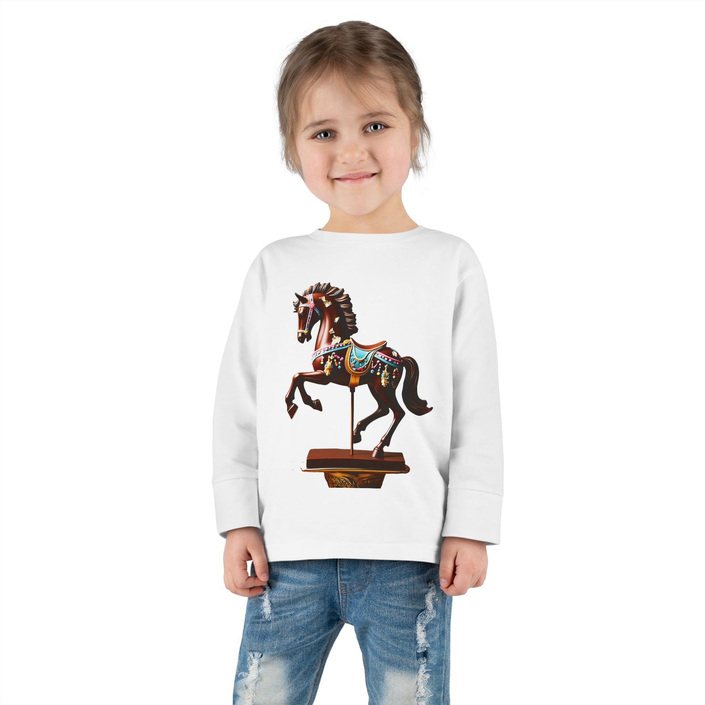 Toddler Tee - Carousel Horses Toddler Time Design