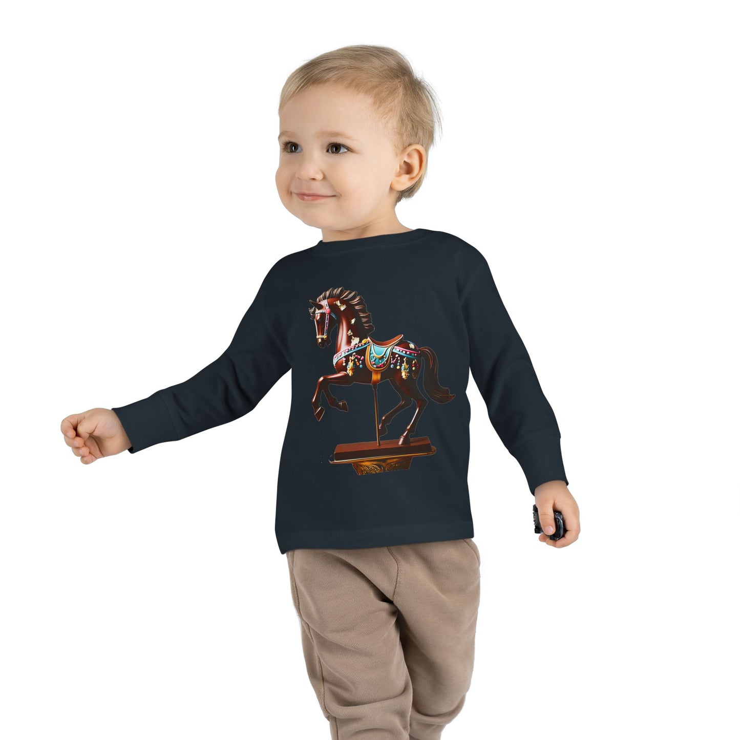 Toddler Tee - Carousel Horses Toddler Time Design