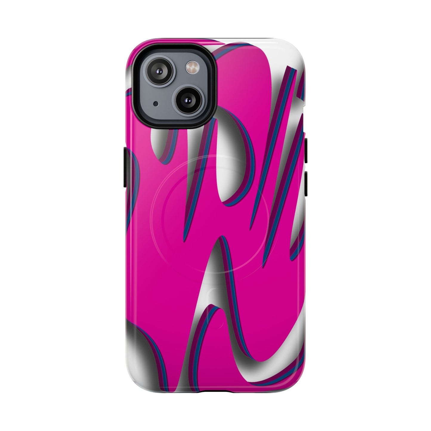 Bold Tough Magnetic Phone Case | Vibrant Pink Design
