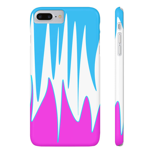 Vibrant Abstract Phone Case - Slim Fit, Phone Accessories, Custom Smartphone Case, Trendy iPhone Cover, Stylish Gift for Tech Lovers