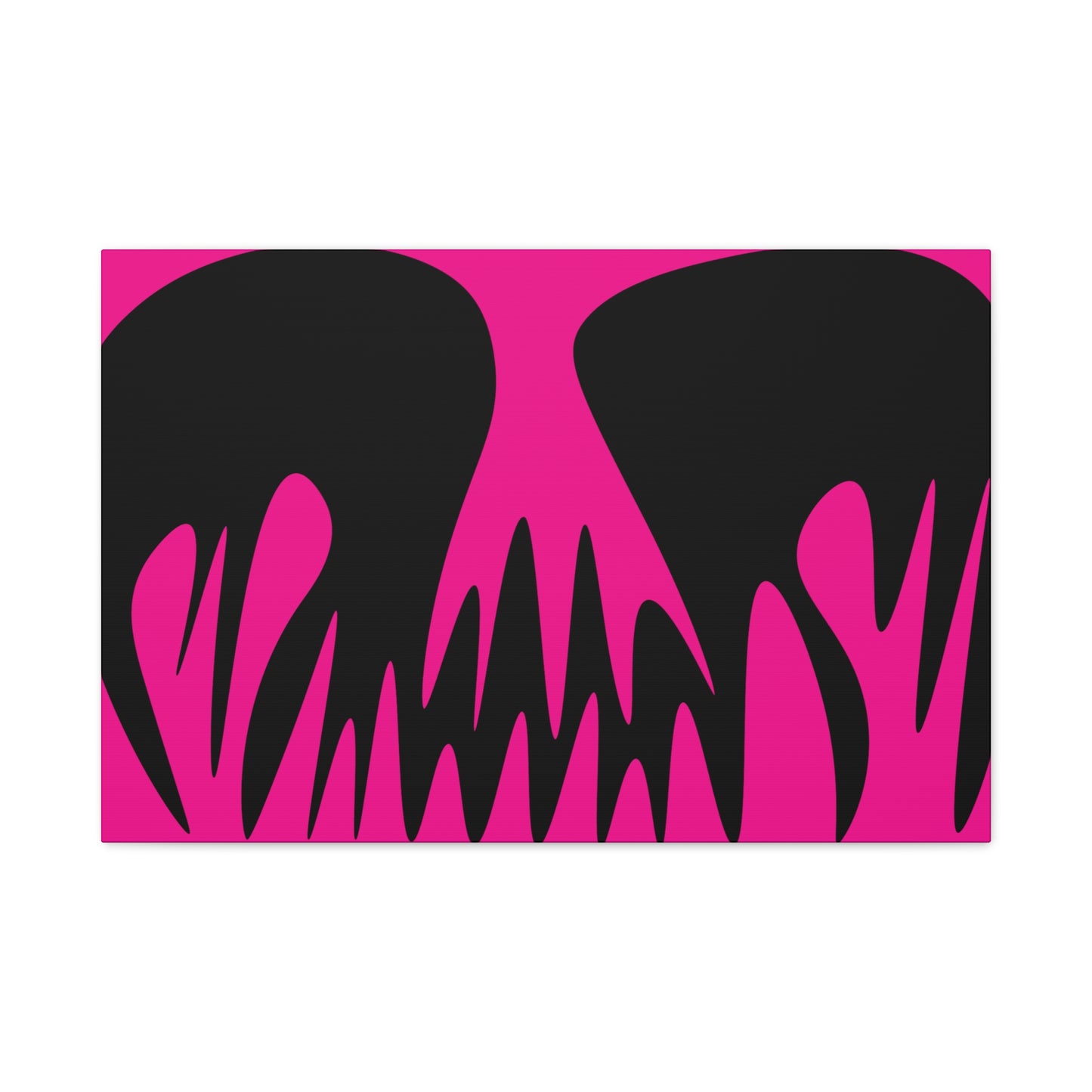 Bold Pink Canvas Art Print - Abstract Wall Decor for Modern Spaces