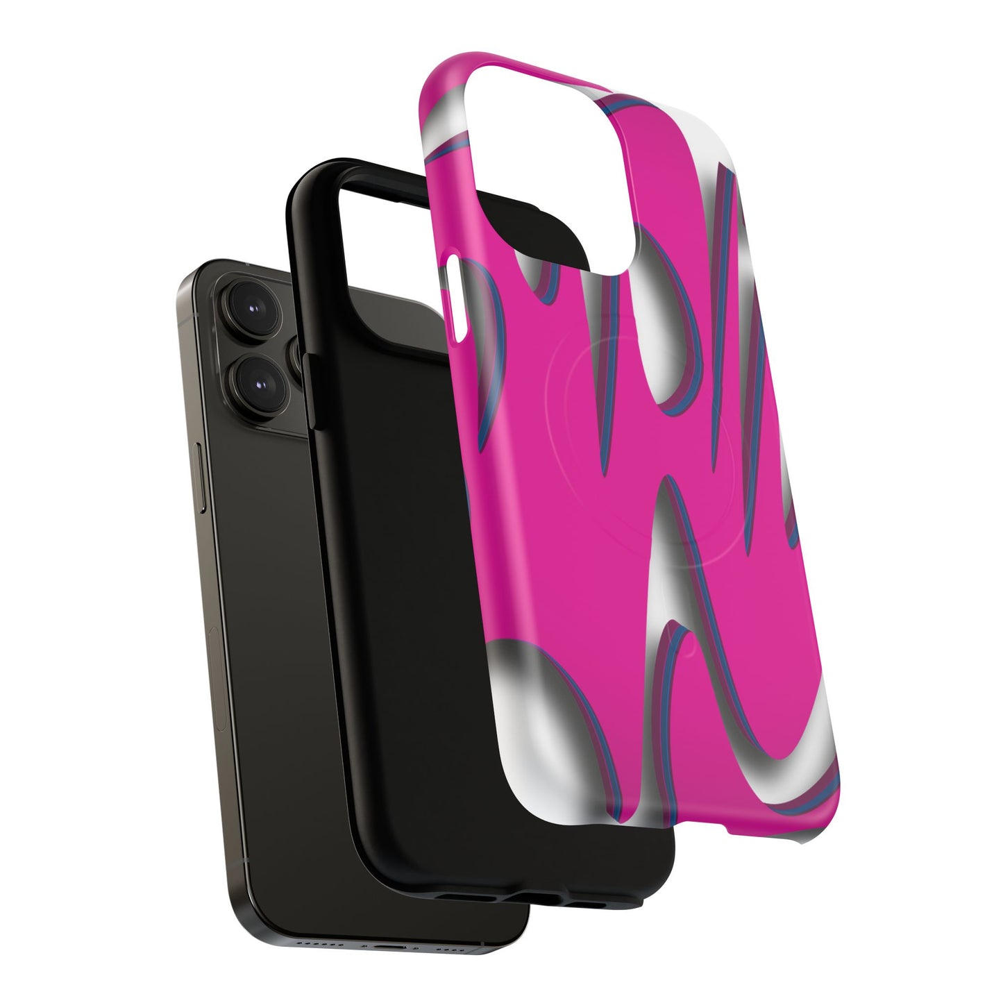 Bold Tough Magnetic Phone Case | Vibrant Pink Design