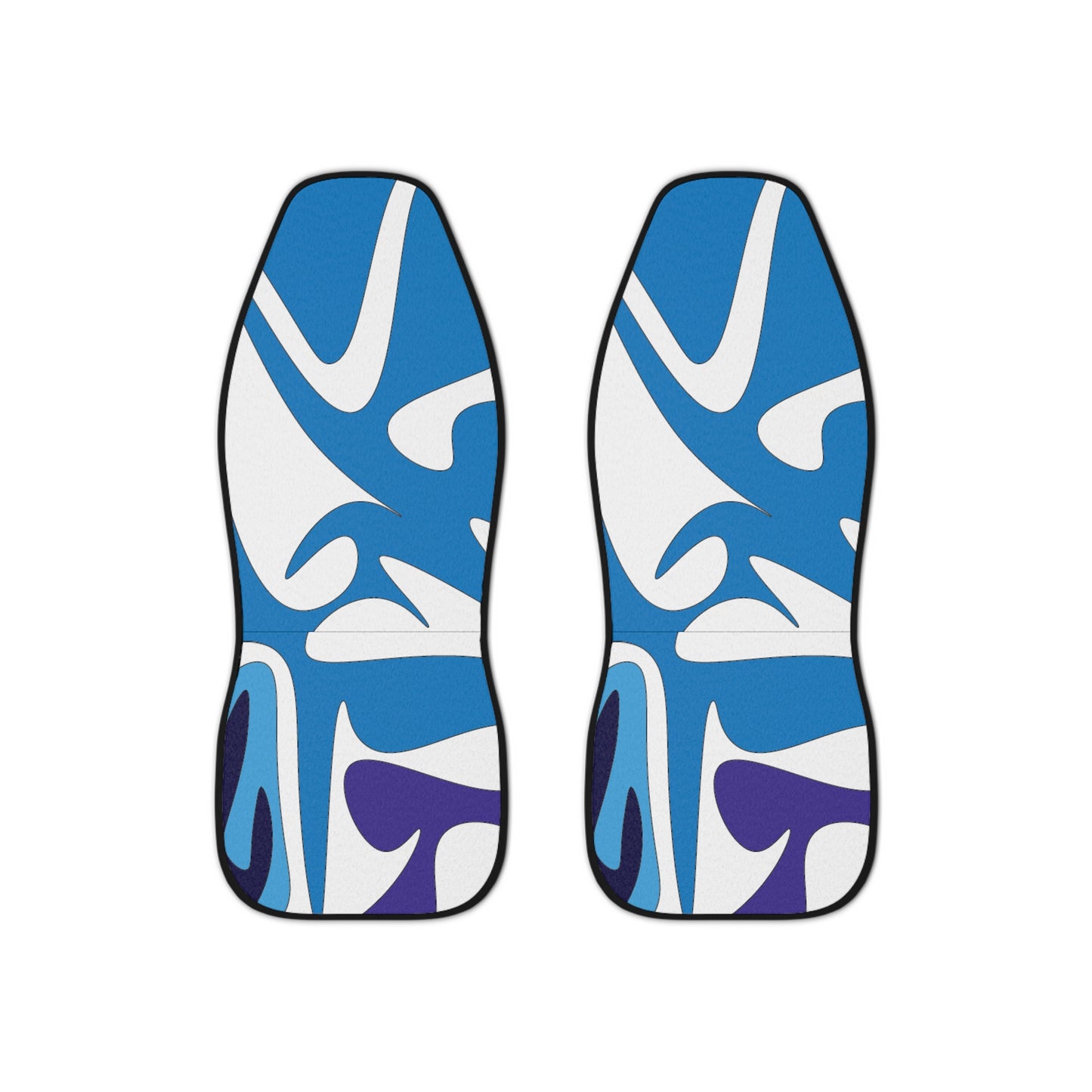 Abstract Blue Car Seat Covers - Stylish Protection for Your Vehicle