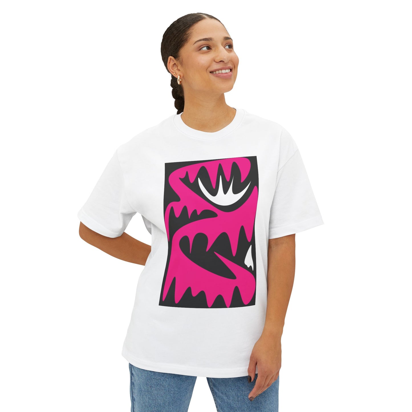 Boxy Tee - Cool Abstract Art Design Shirt