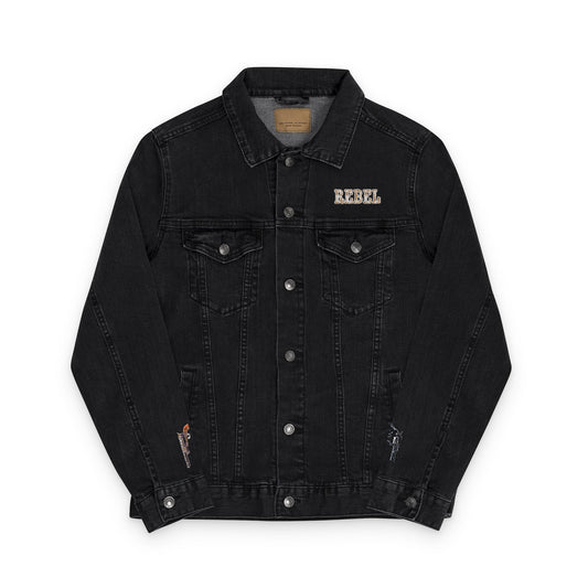 Embroidered Denim Jacket - Rebel Armor Design