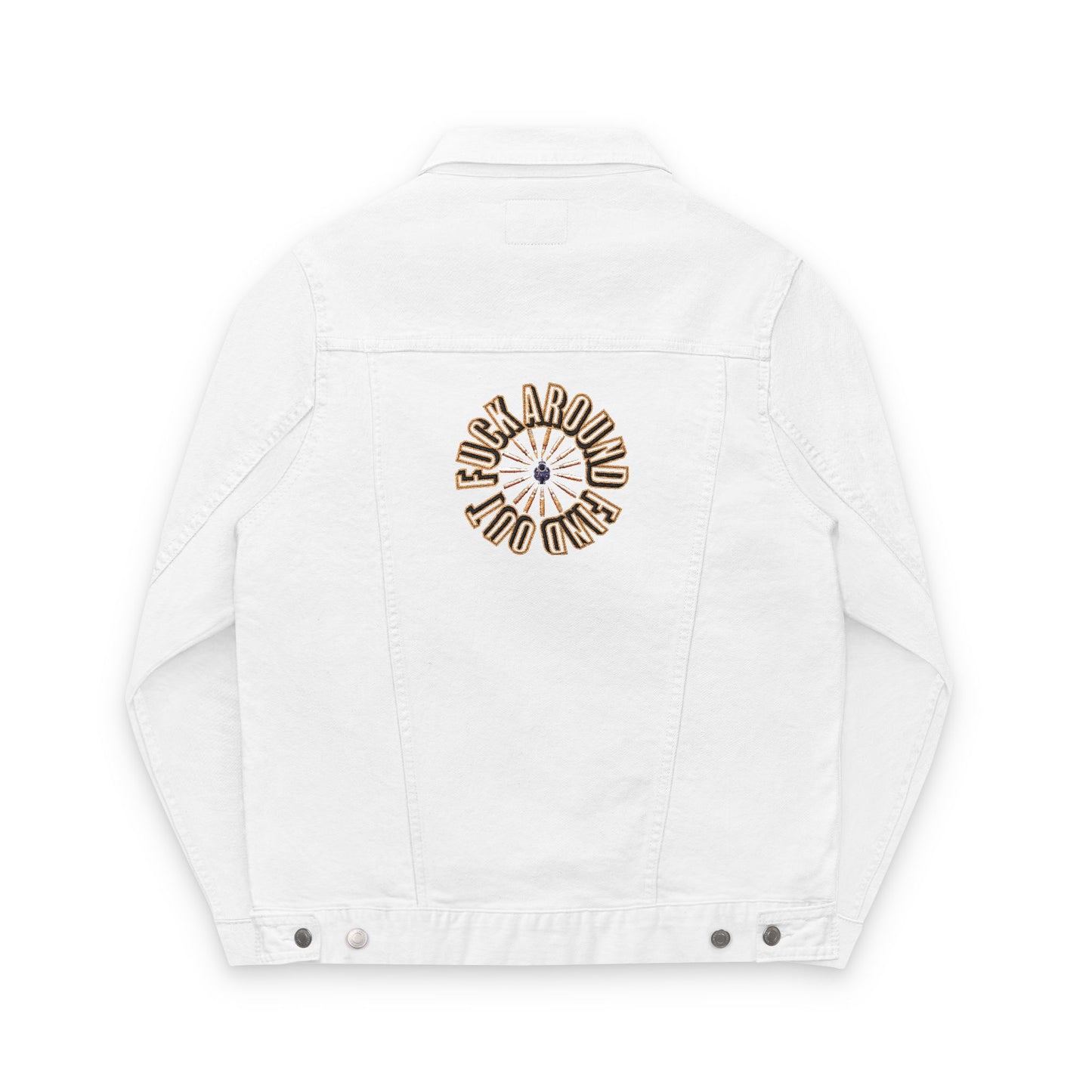 Embroidered Denim Jacket - Rebel Armor Design