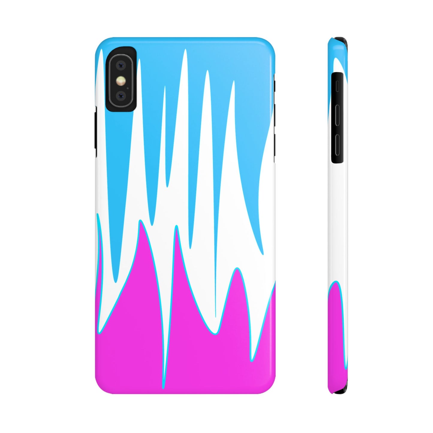 Vibrant Abstract Phone Case - Slim Fit, Phone Accessories, Custom Smartphone Case, Trendy iPhone Cover, Stylish Gift for Tech Lovers