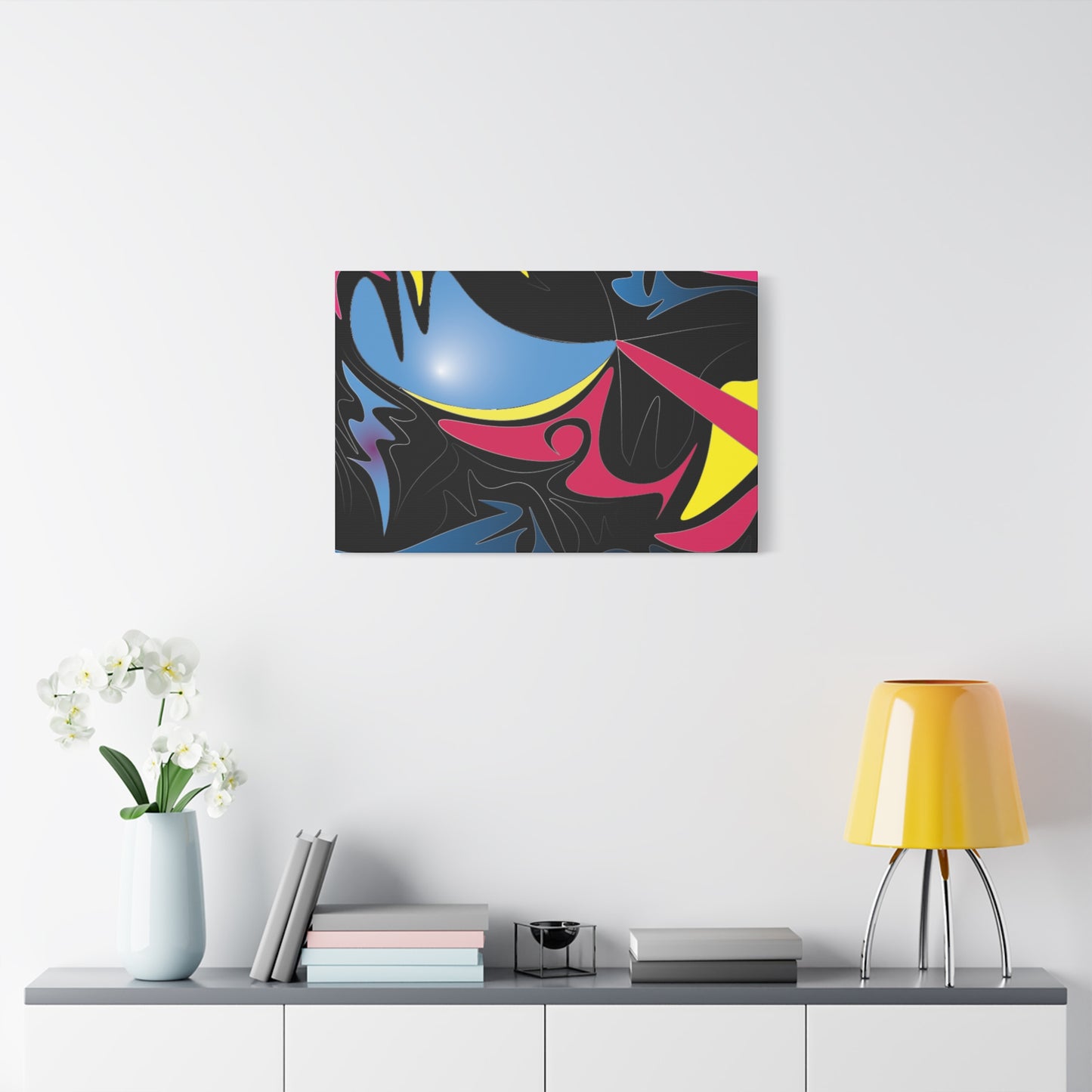 Abstract Art Canvas Print - Vibrant Modern Decor for Home