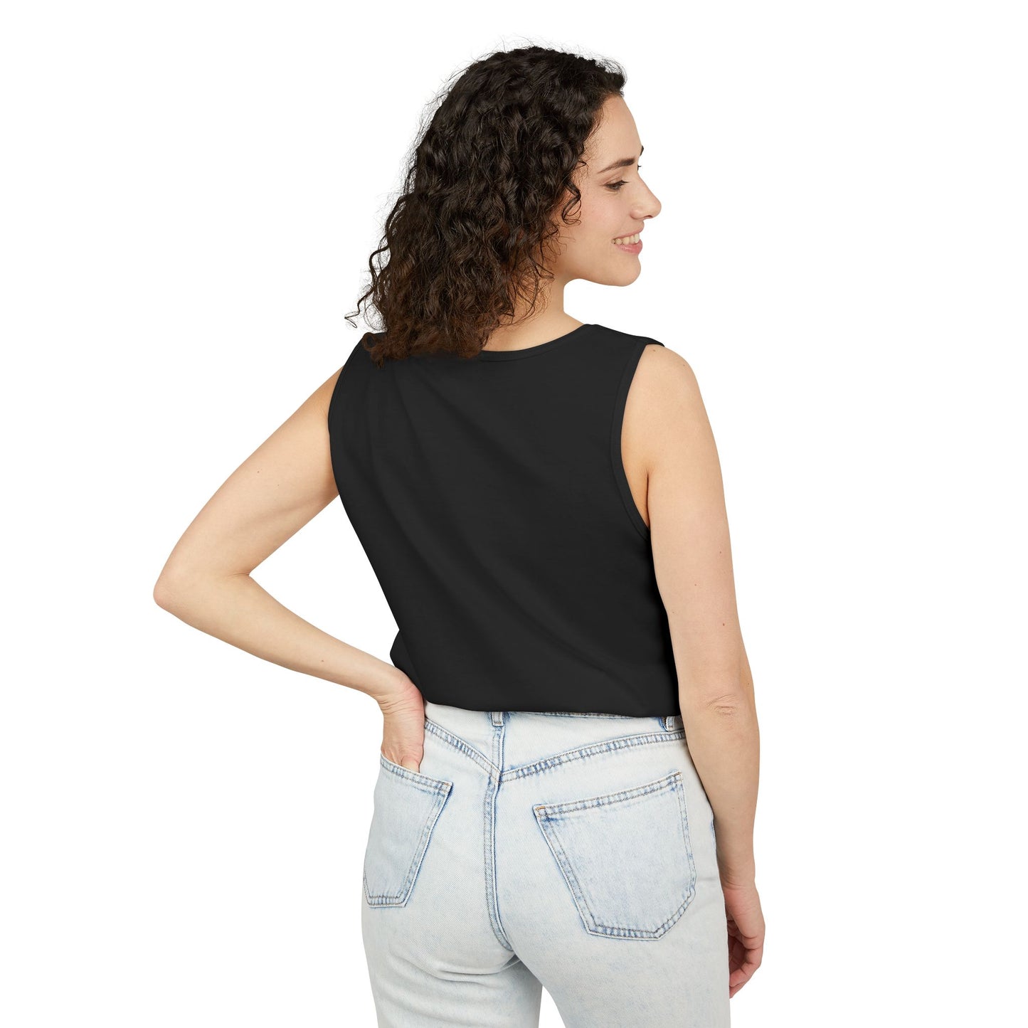 Emotional Art Unisex Garment-Dyed Tank Top | Summer Vibes & Casual Comfort