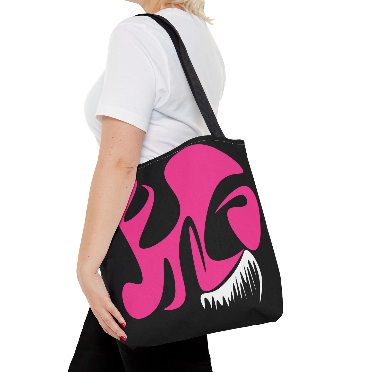 Chic Abstract Pink Design Tote Bag - Stylish & Functional