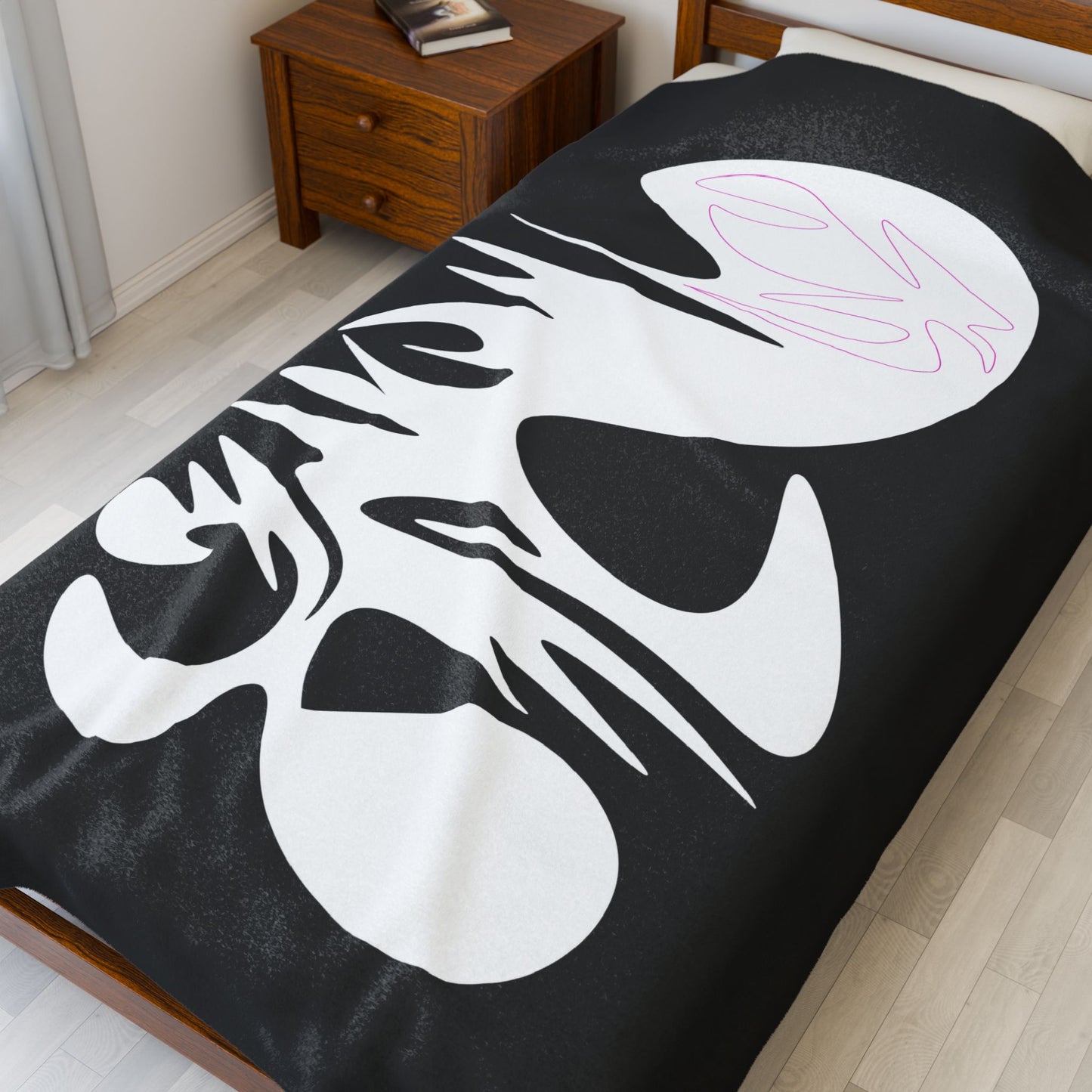 Velveteen Plush Blanket - Mother's Day Vibrant Unique Design