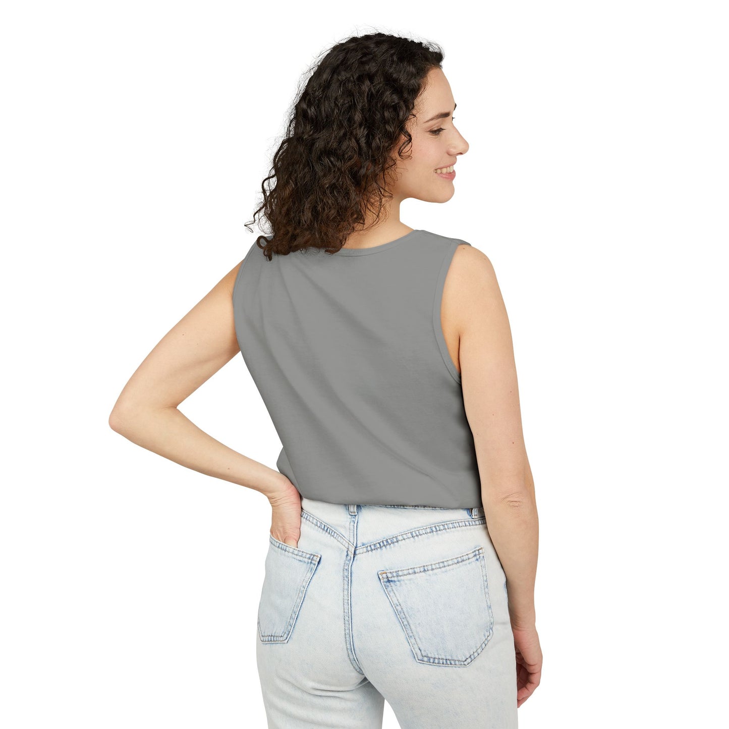 Emotional Art Unisex Garment-Dyed Tank Top | Summer Vibes & Casual Comfort