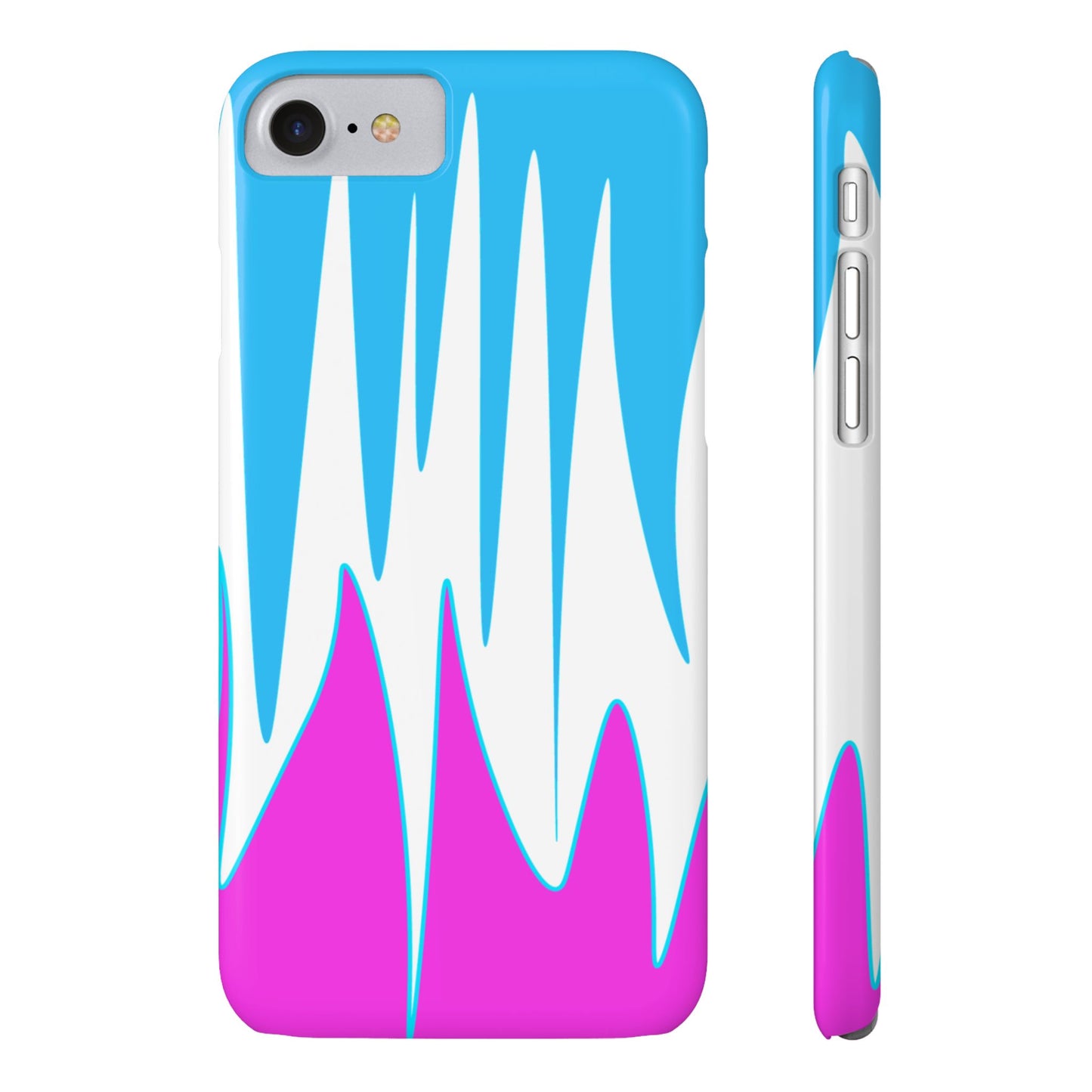 Vibrant Abstract Phone Case - Slim Fit, Phone Accessories, Custom Smartphone Case, Trendy iPhone Cover, Stylish Gift for Tech Lovers