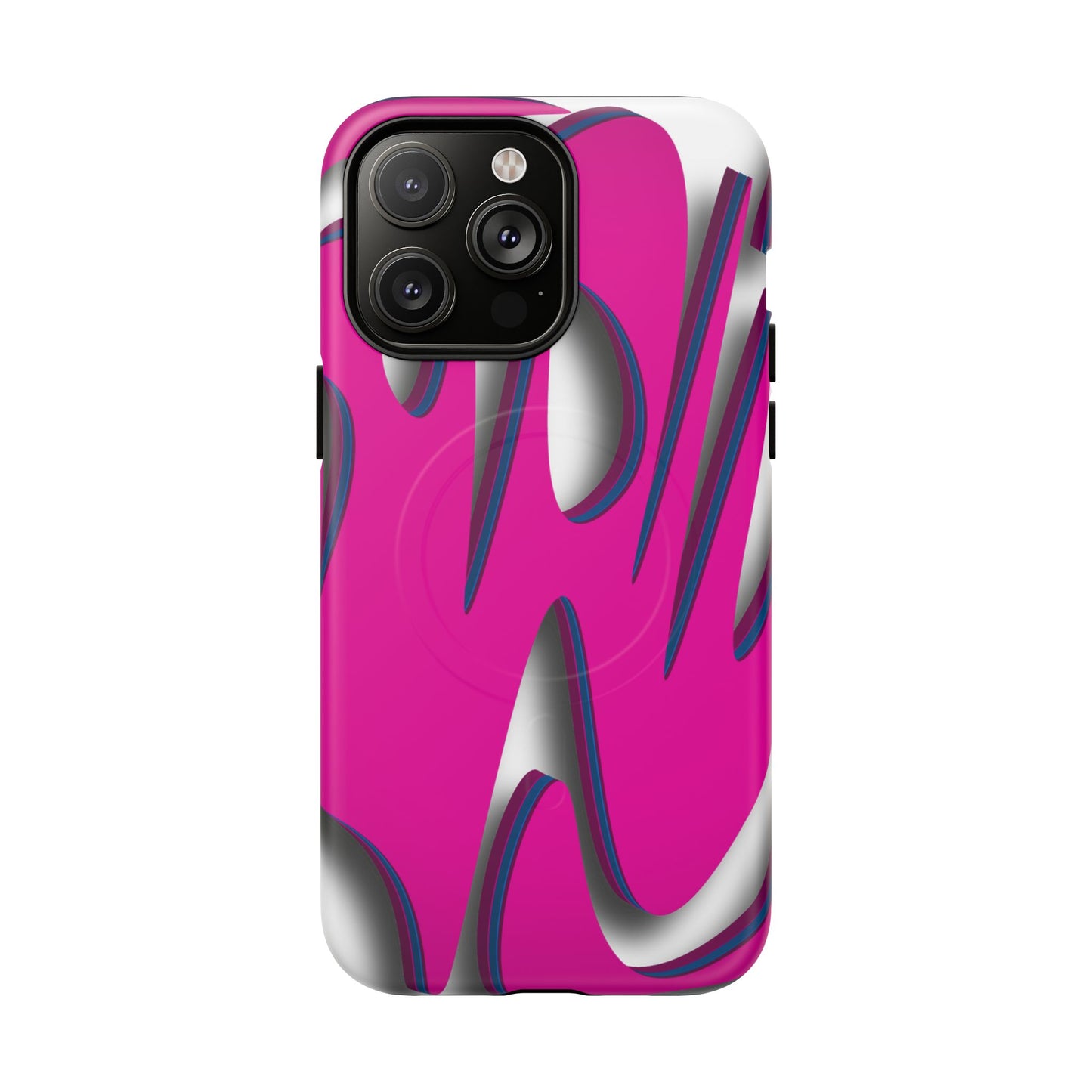 Bold Tough Magnetic Phone Case | Vibrant Pink Design