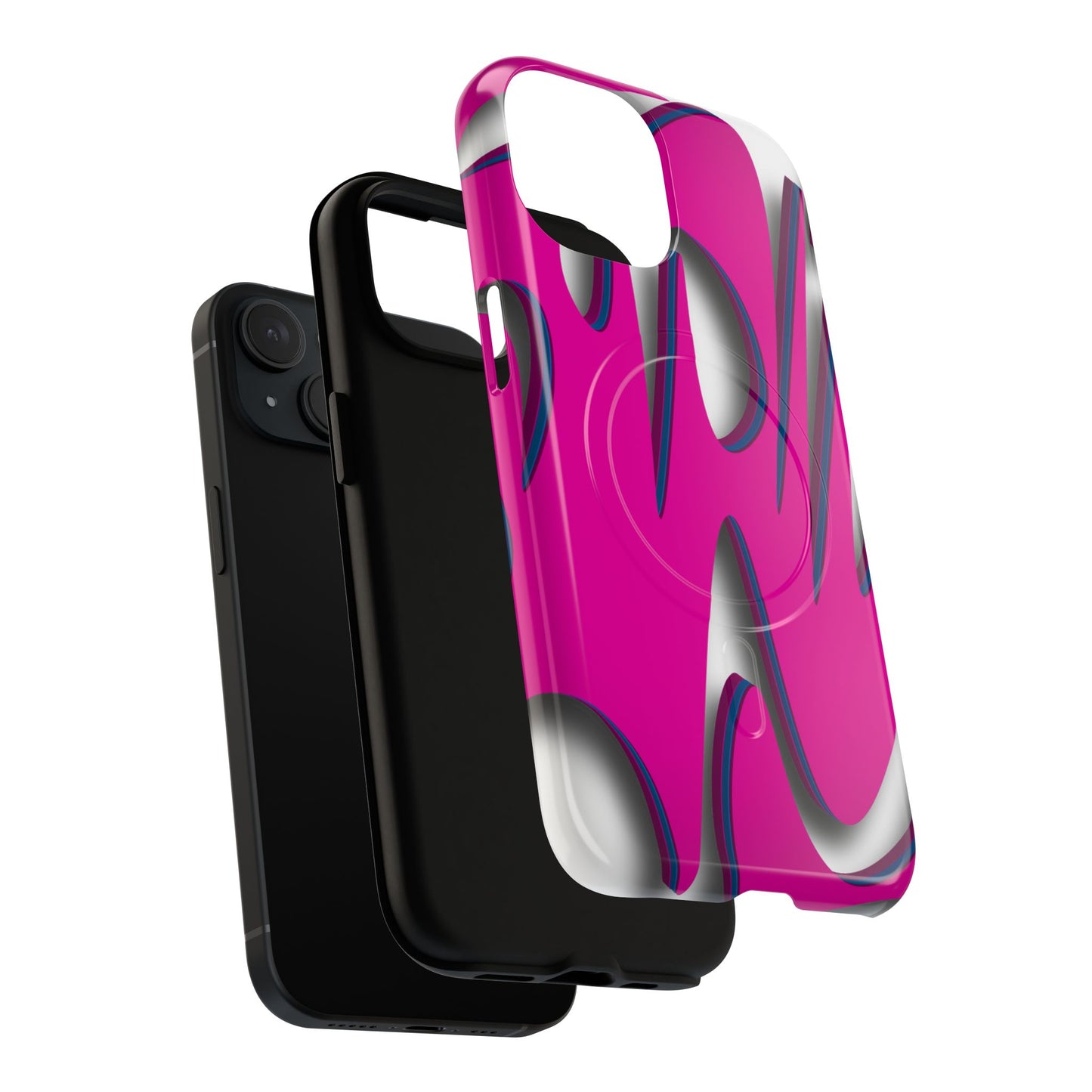 Bold Tough Magnetic Phone Case | Vibrant Pink Design