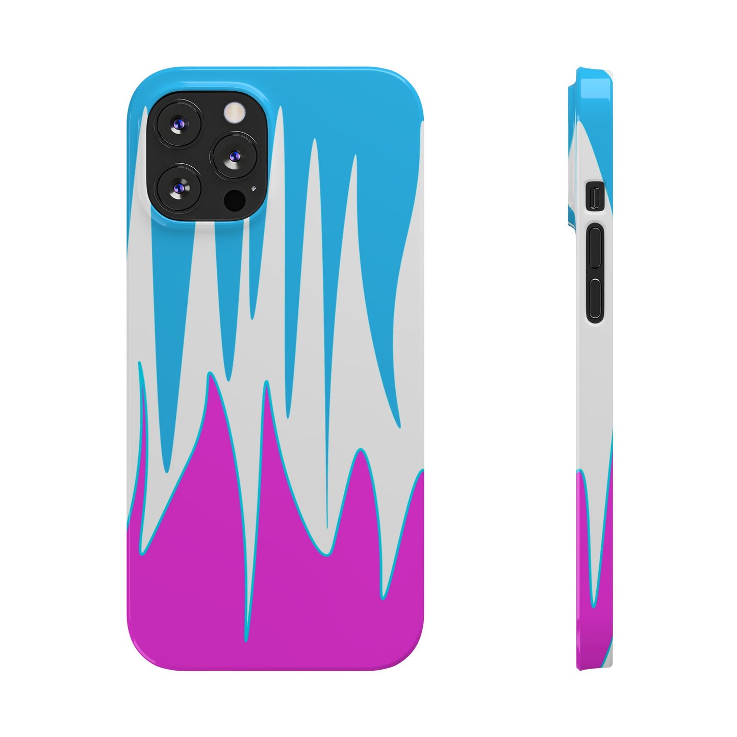 Vibrant Abstract Phone Case - Slim Fit, Phone Accessories, Custom Smartphone Case, Trendy iPhone Cover, Stylish Gift for Tech Lovers