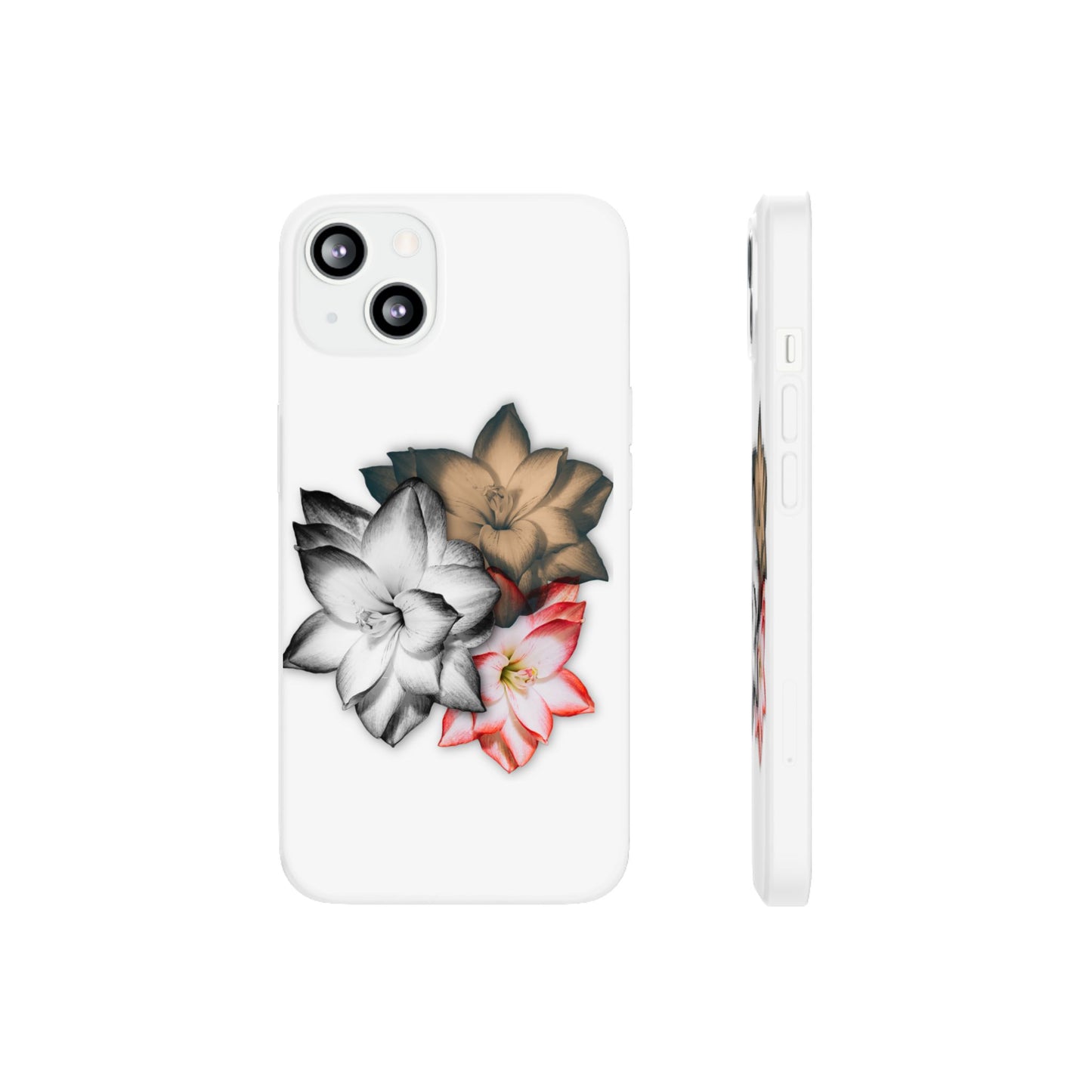 Elegant Floral Flexi Case - Stylish Phone Protection with Petal Design