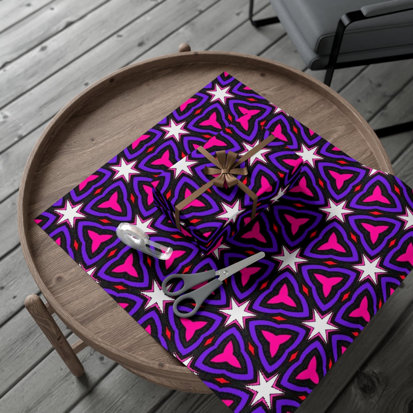 Vibrant Gift Wrap Papers – Colorful Geometric Design for All Occasions