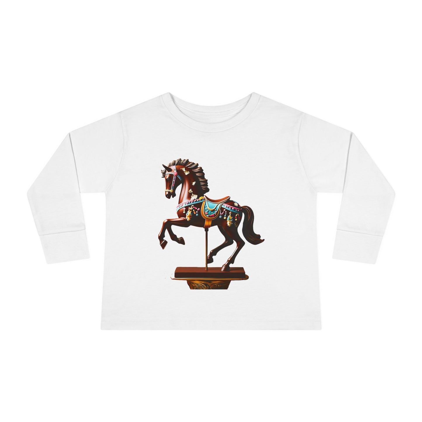 Toddler Tee - Carousel Horses Toddler Time Design