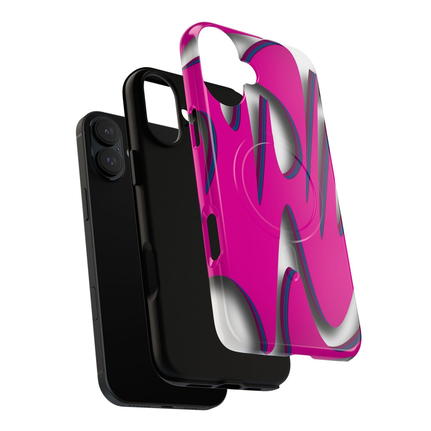 Bold Tough Magnetic Phone Case | Vibrant Pink Design