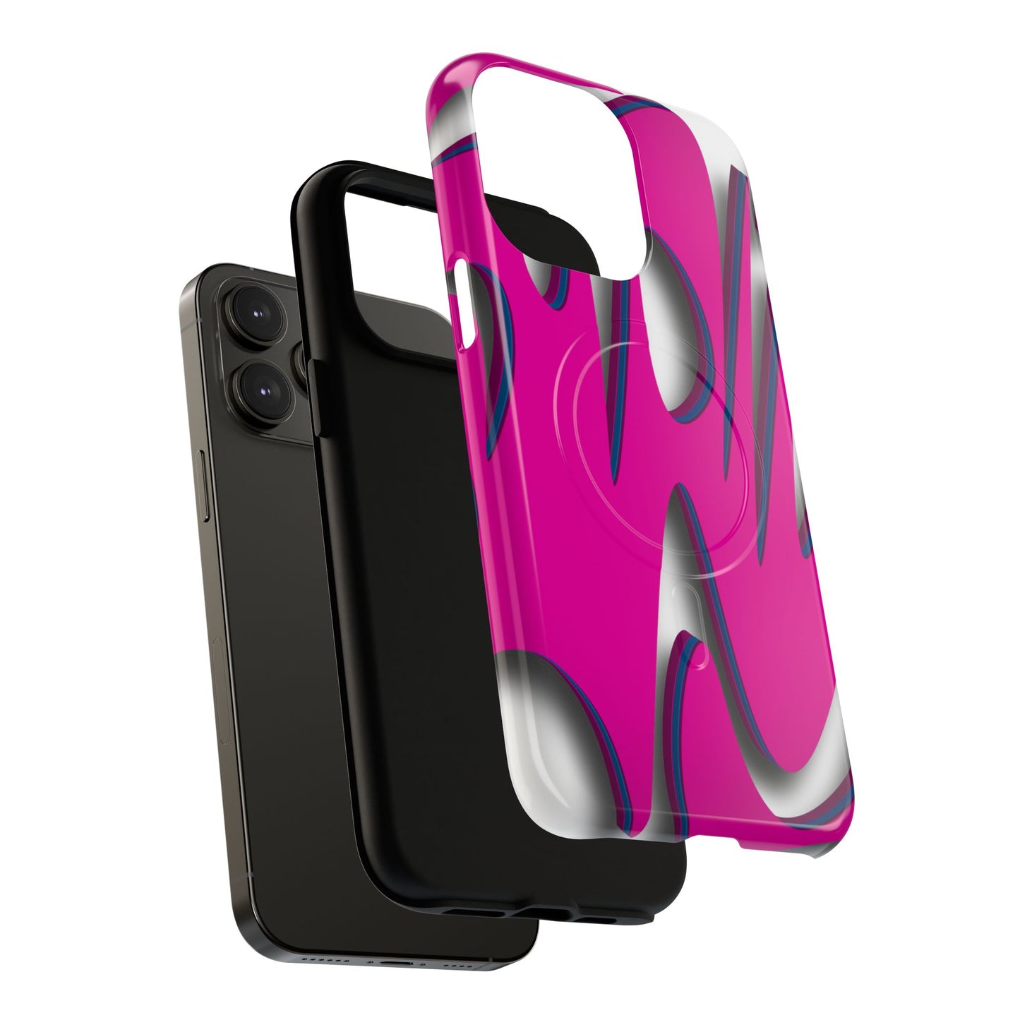 Bold Tough Magnetic Phone Case | Vibrant Pink Design