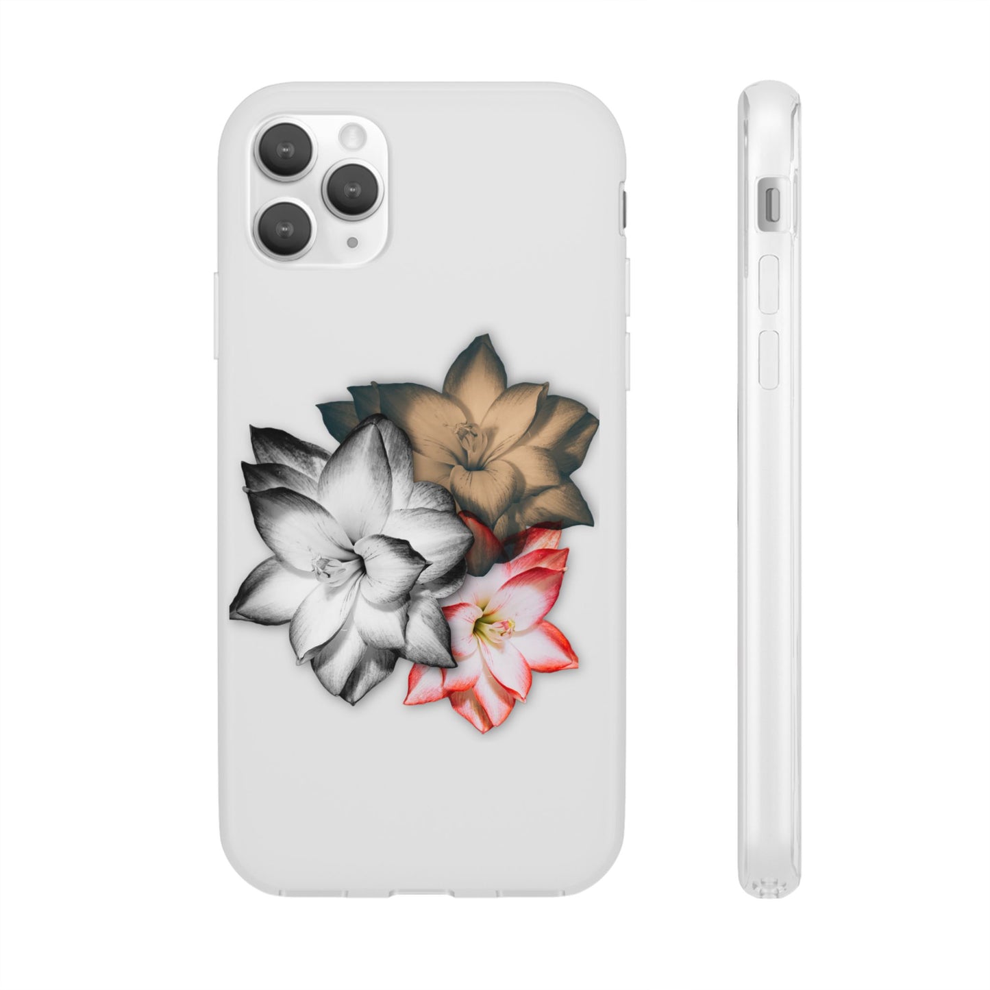 Elegant Floral Flexi Case - Stylish Phone Protection with Petal Design