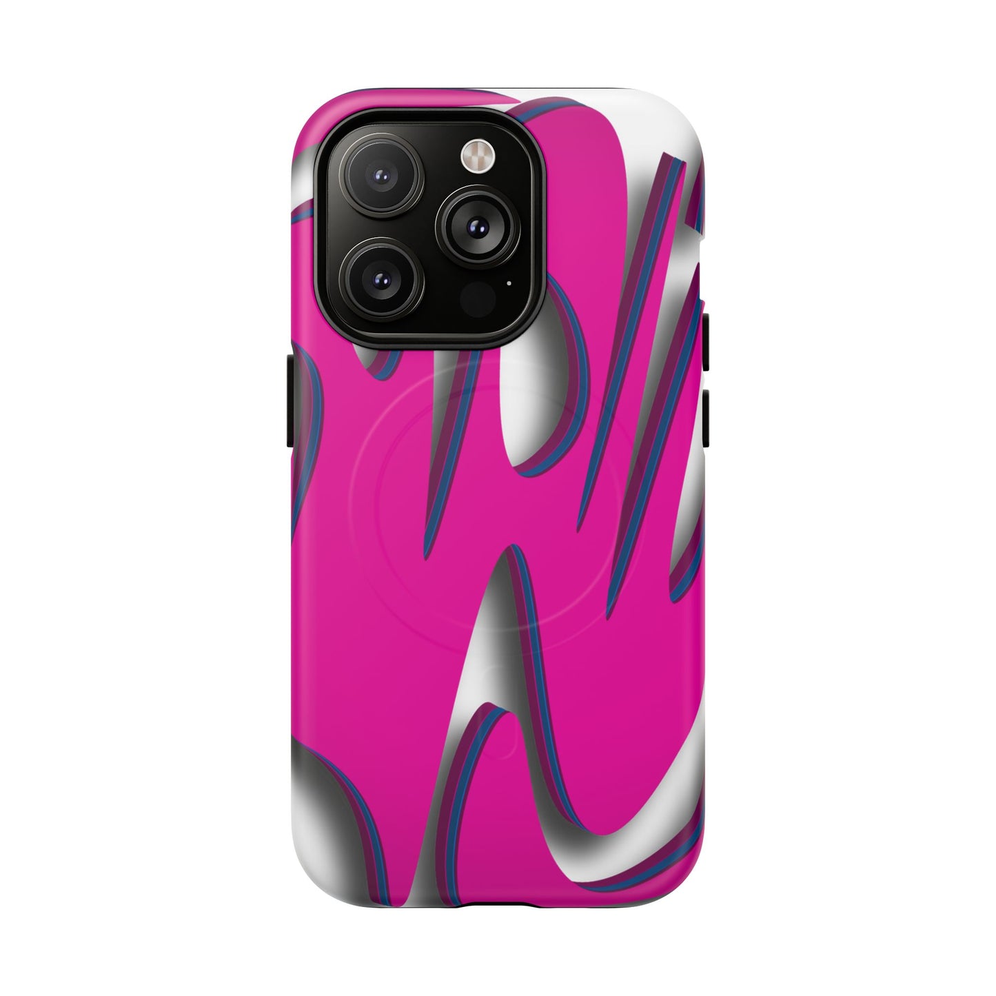 Bold Tough Magnetic Phone Case | Vibrant Pink Design