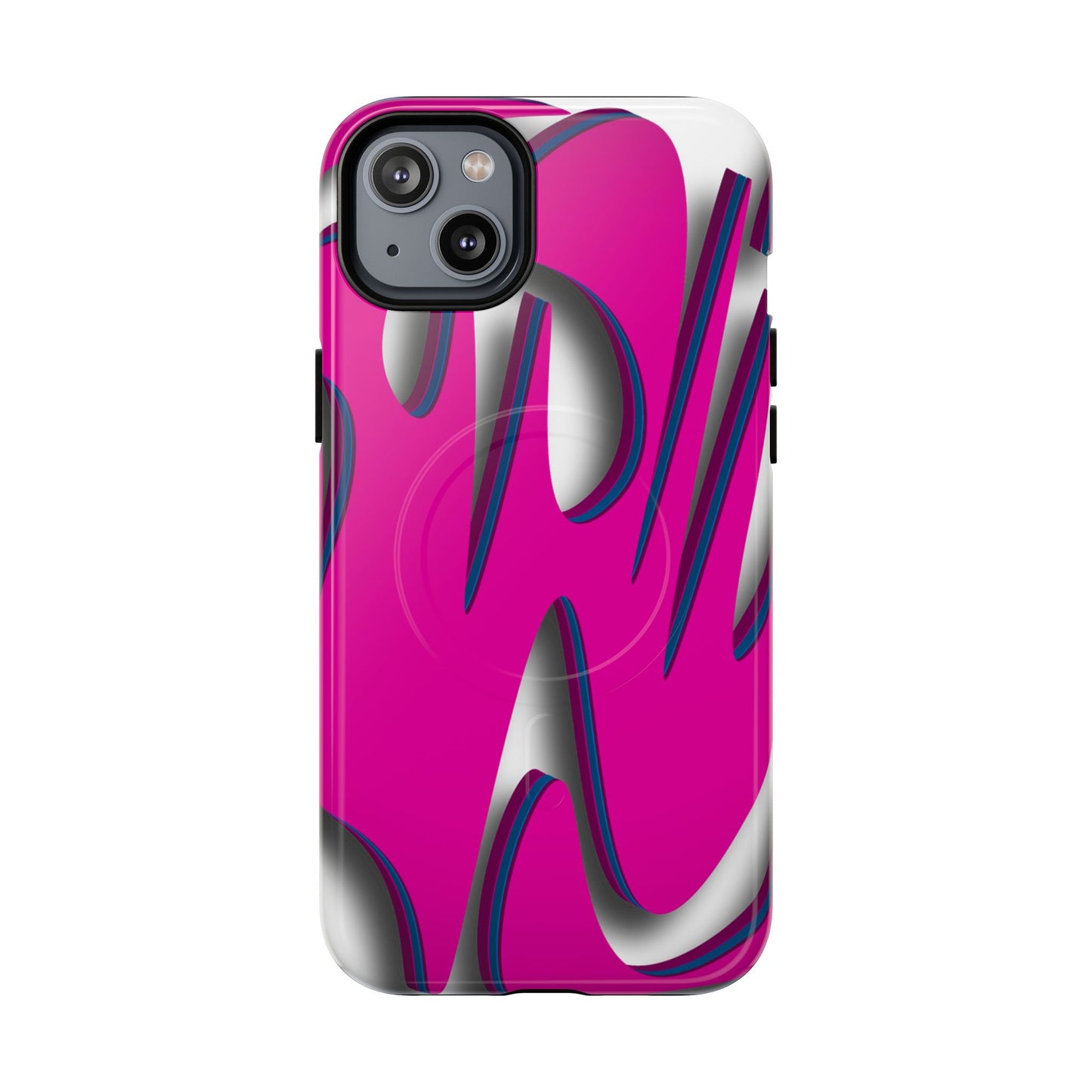 Bold Tough Magnetic Phone Case | Vibrant Pink Design