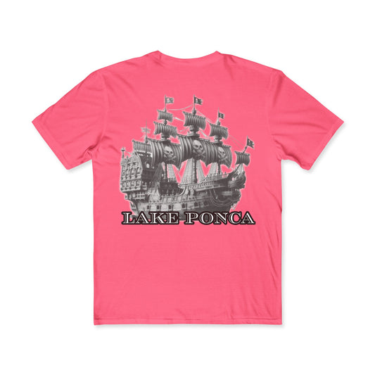 Lake Ponca Sea Wolves Tee with Nautical Design, Fun Summer Shirt, Beach Wear, Gift for Dad, Casual Cotton T-Shirt