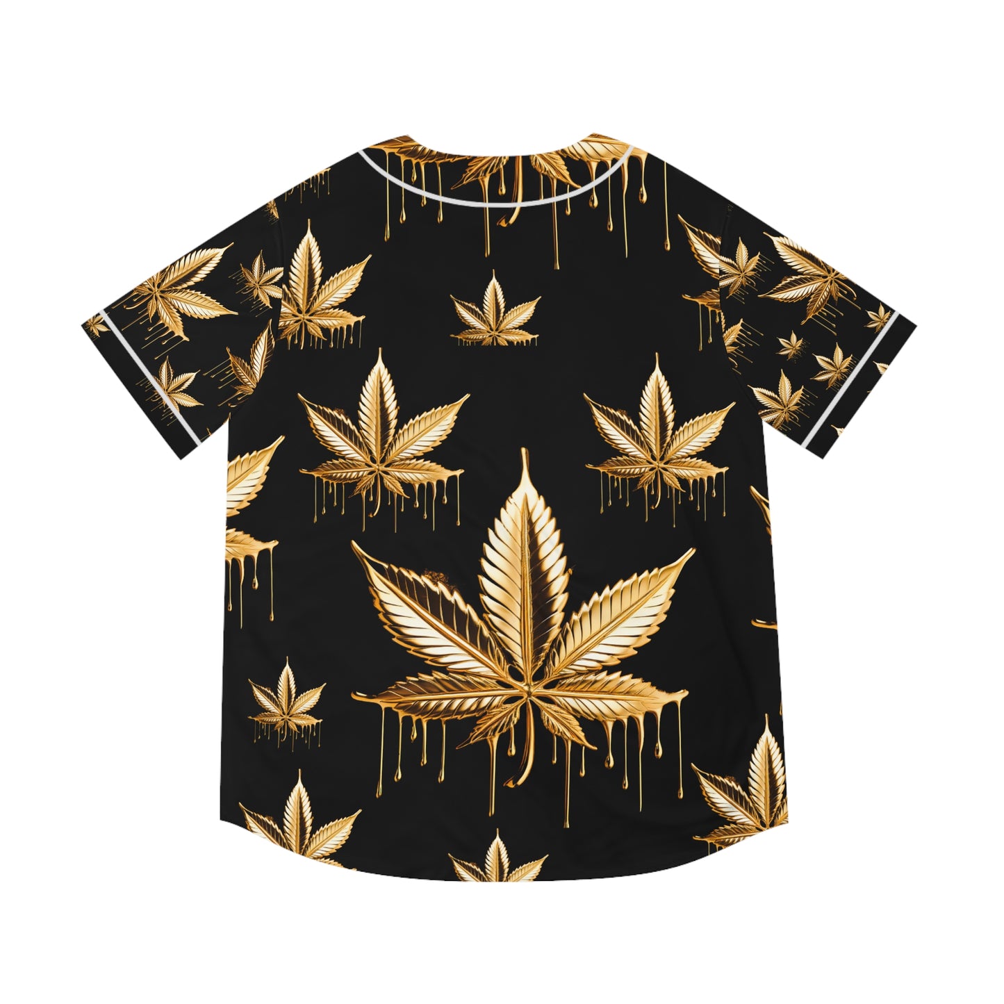 Baseball Jersey - Elegant Cannabis Design