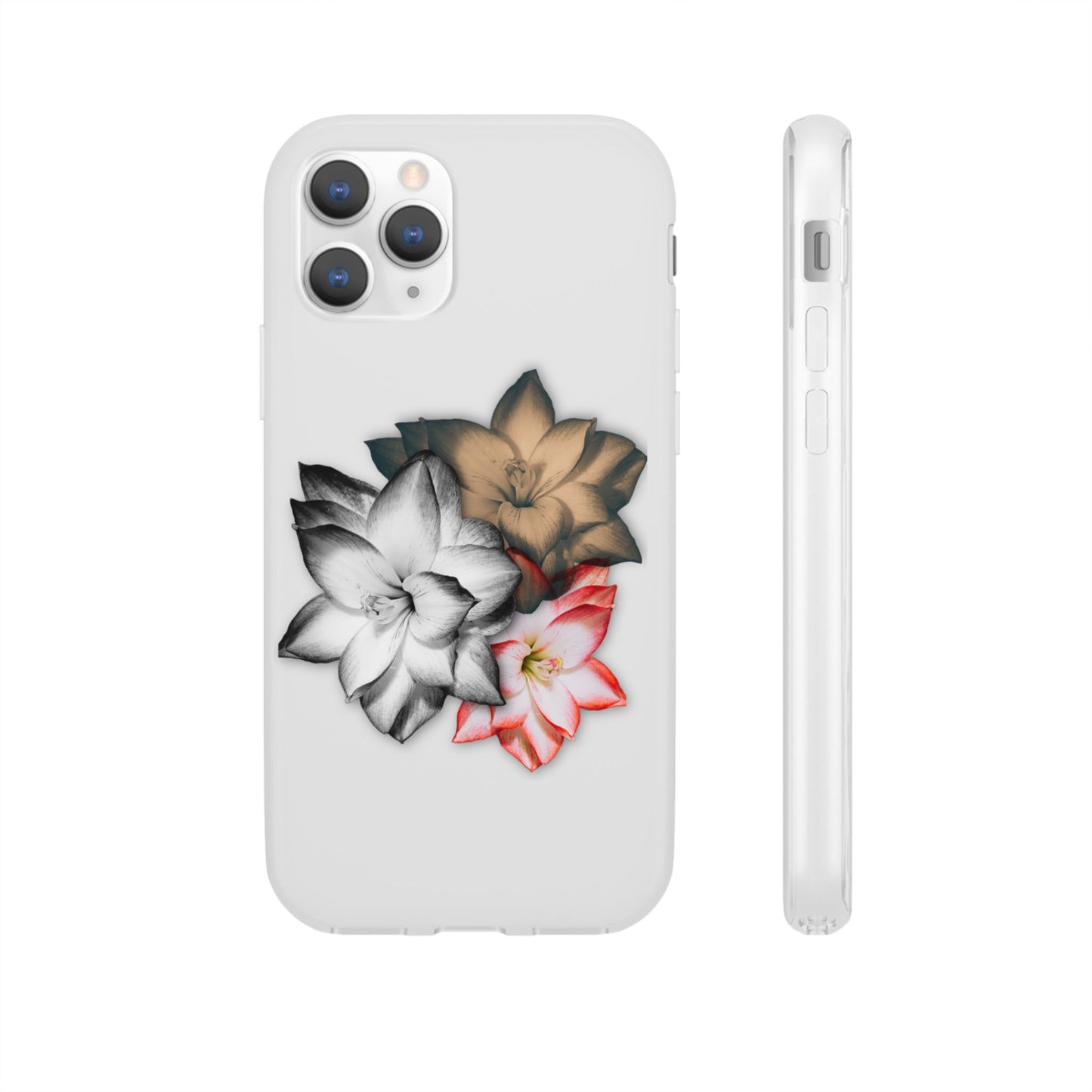 Elegant Floral Flexi Case - Stylish Phone Protection with Petal Design