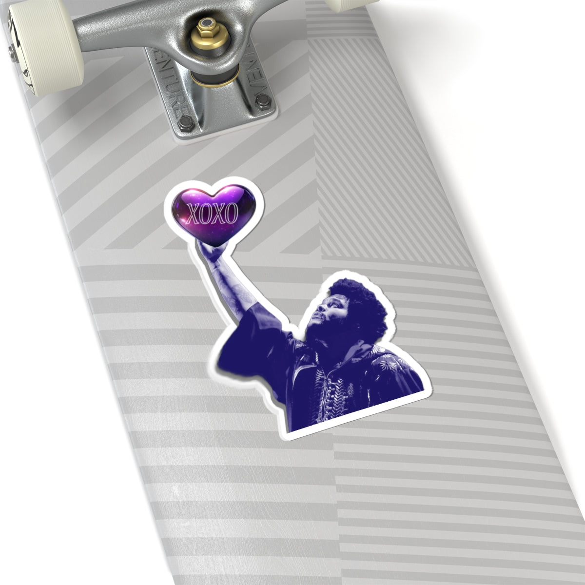 XOXO Heart Kiss-Cut Stickers - Stylish Vinyl Art for Love & Celebration