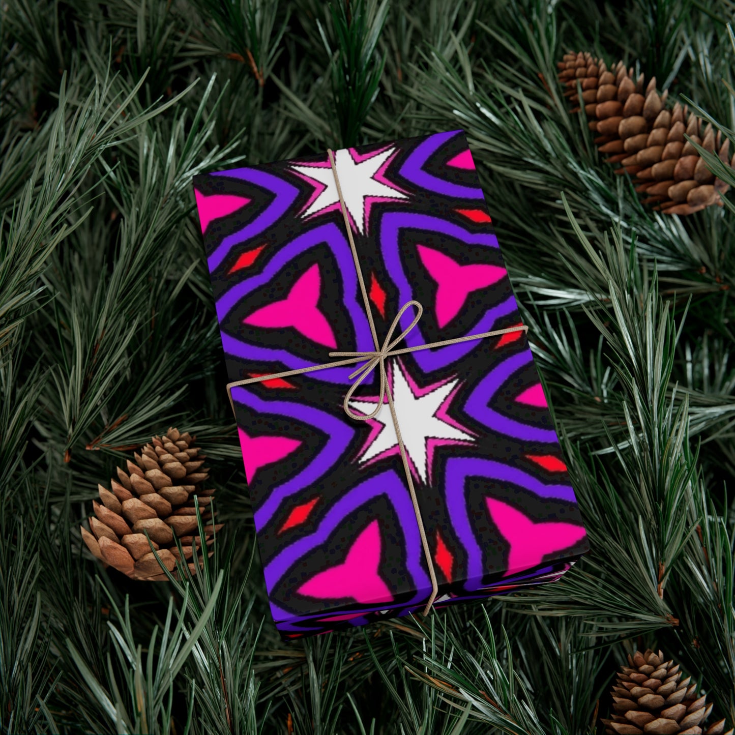 Vibrant Gift Wrap Papers – Colorful Geometric Design for All Occasions